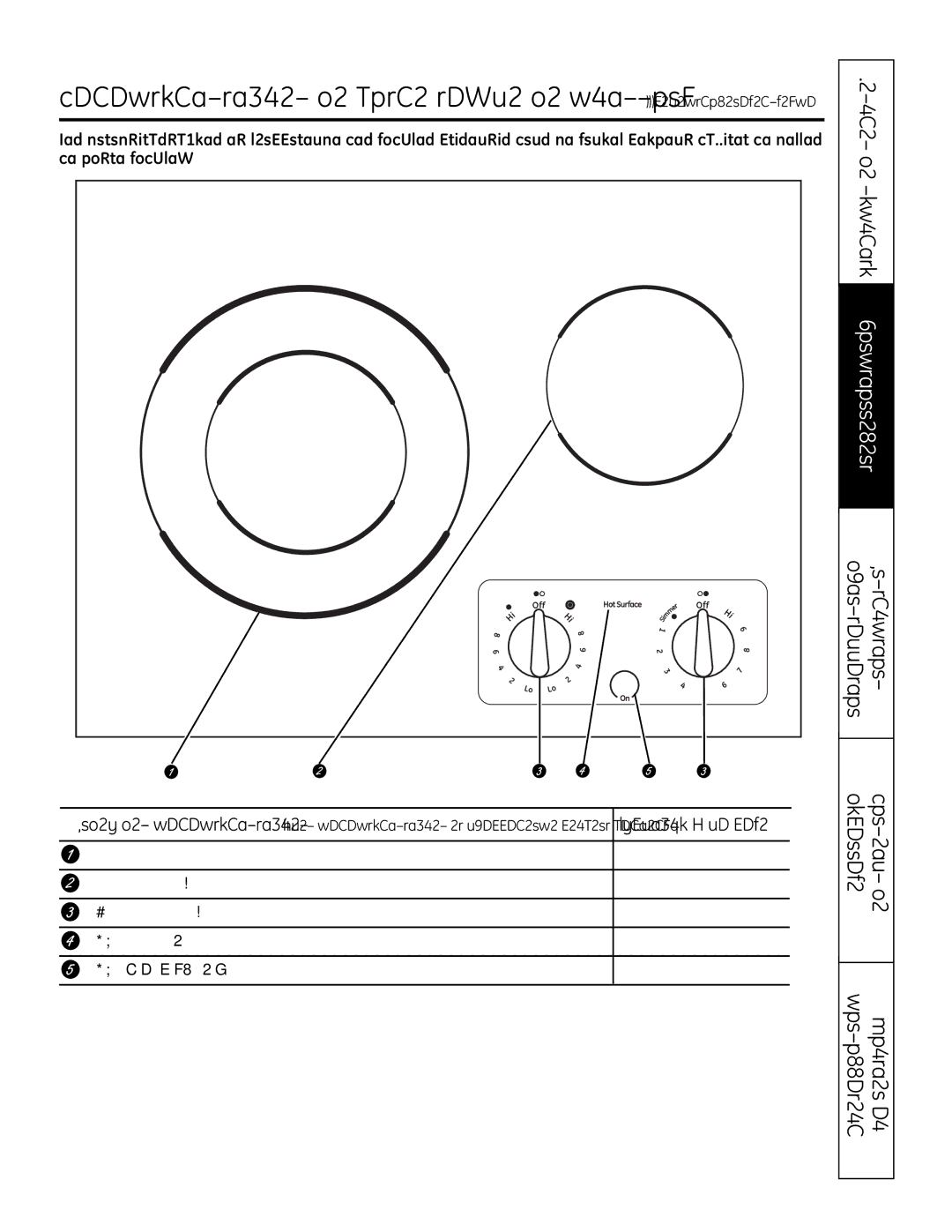 GE JP256 installation instructions Mesures de sécurité Fonctionnement, Expliqué à la 