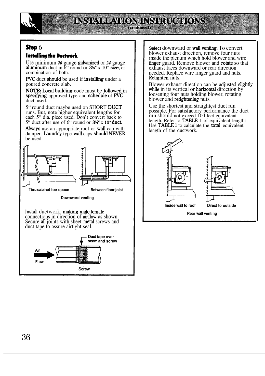 GE JP385, JP386, JP387, JP384, JP383, JP388 installation instructions Pm,~m 