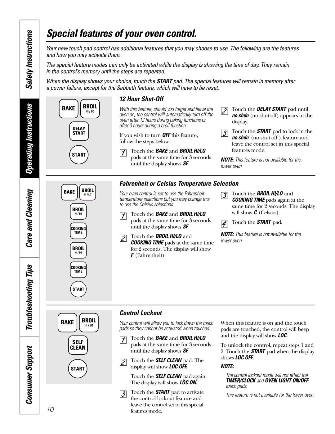 GE JRP 28 owner manual Special features of your oven control, Safety Instructions, Operating Instructions 