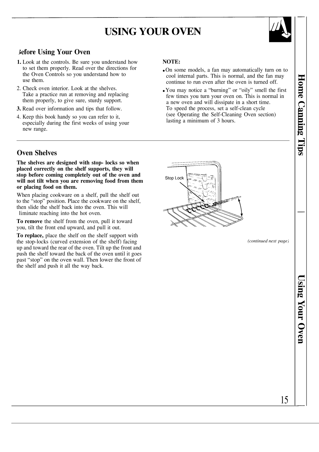 GE JSP38GP, JSP40AS, JSP39GR, JSP38GS warranty Jefore Using Your Oven, Oven Shelves 