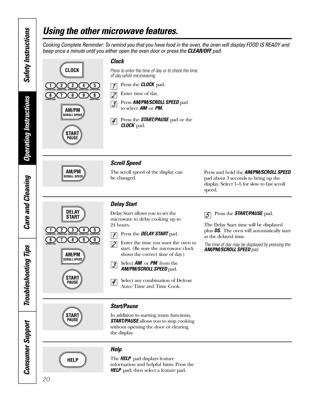 GE JT965 manual Using the other microwave features, Troubleshooting Tips 