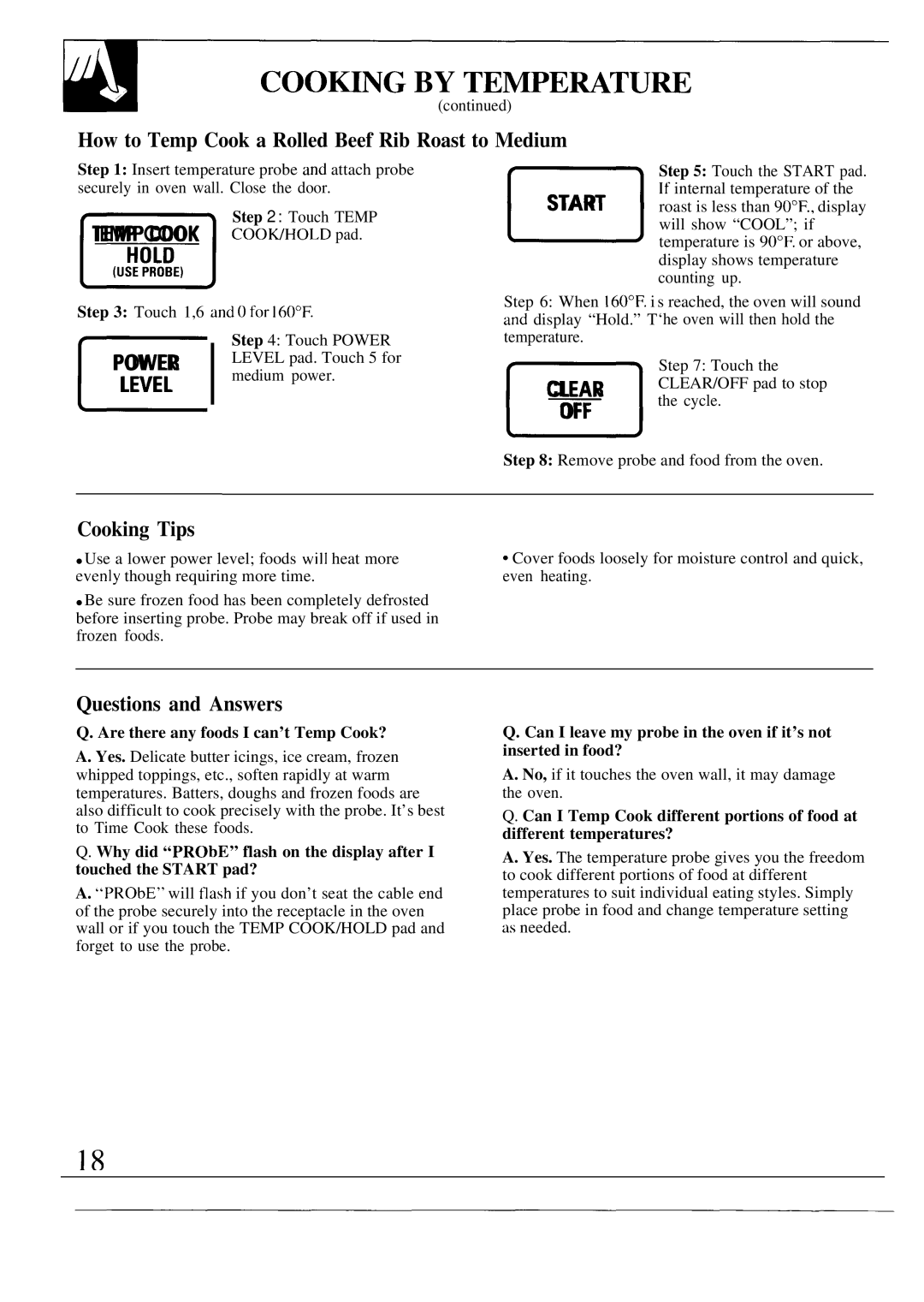 GE JVM139K warranty COO~NG by TEMPEWTUm, How to Temp Cook a Rolled Beef Rib Roast to Medium, Level Clear, Cooking Tips, Off 