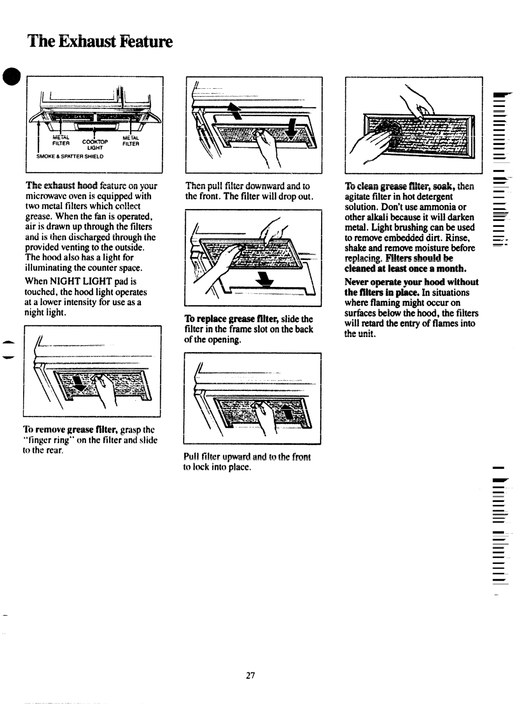 GE JVM172G manual If /i, ‘Toreplacegreasefilter,slkiethe, Pullfib’ andmthefrom tohixkinto pkm? 