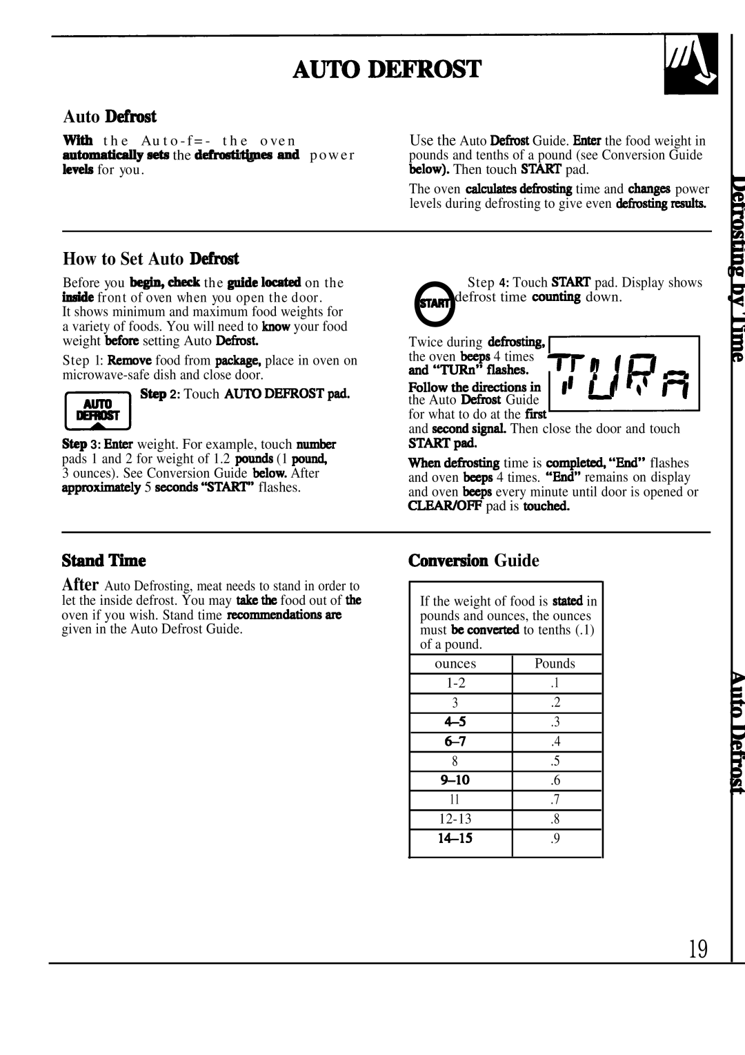 GE JVM239 warranty ~O De~Ost, Auto Ddmst, How to Set Auto Dtimt, Convemion Guide 