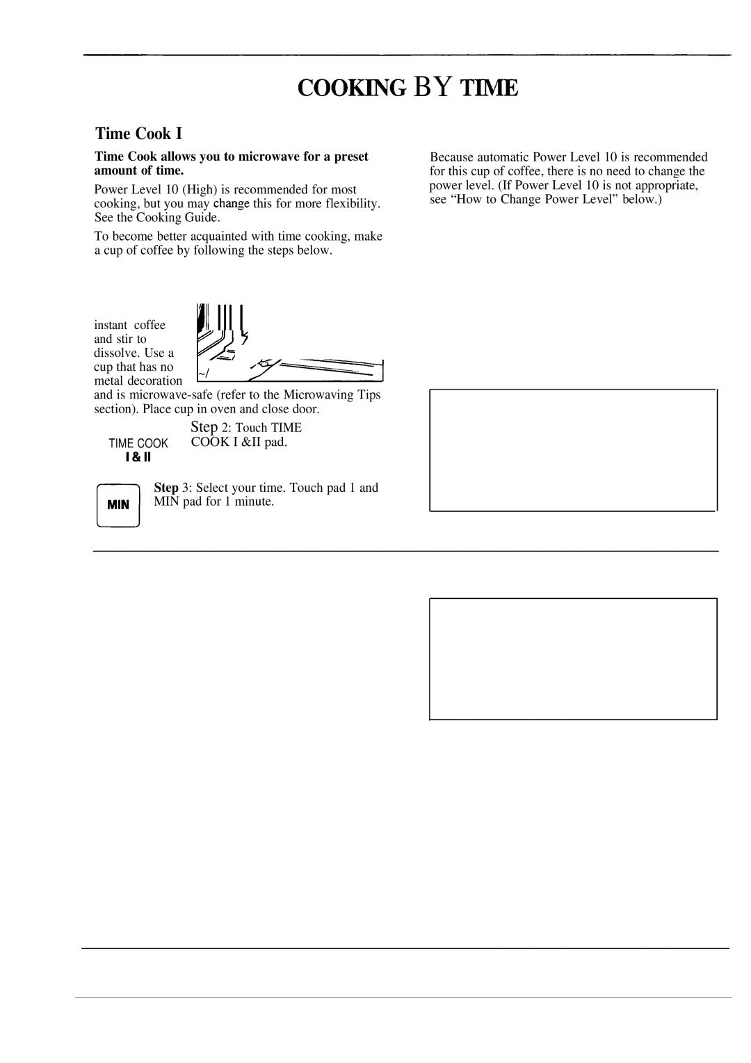 GE JVM240BL, JVM241WL, 49-8391, 164 D2588P191 COOmG by TME, Using the Time Cook II Feature, How to Change Power Level 