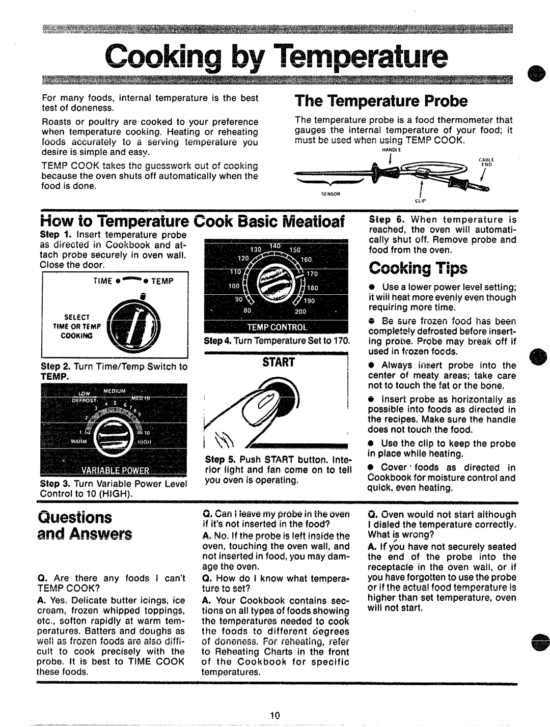 GE JVM48 manual Howto TemperatureCookBasic, Coolaffi TurnTemperatureSetto 