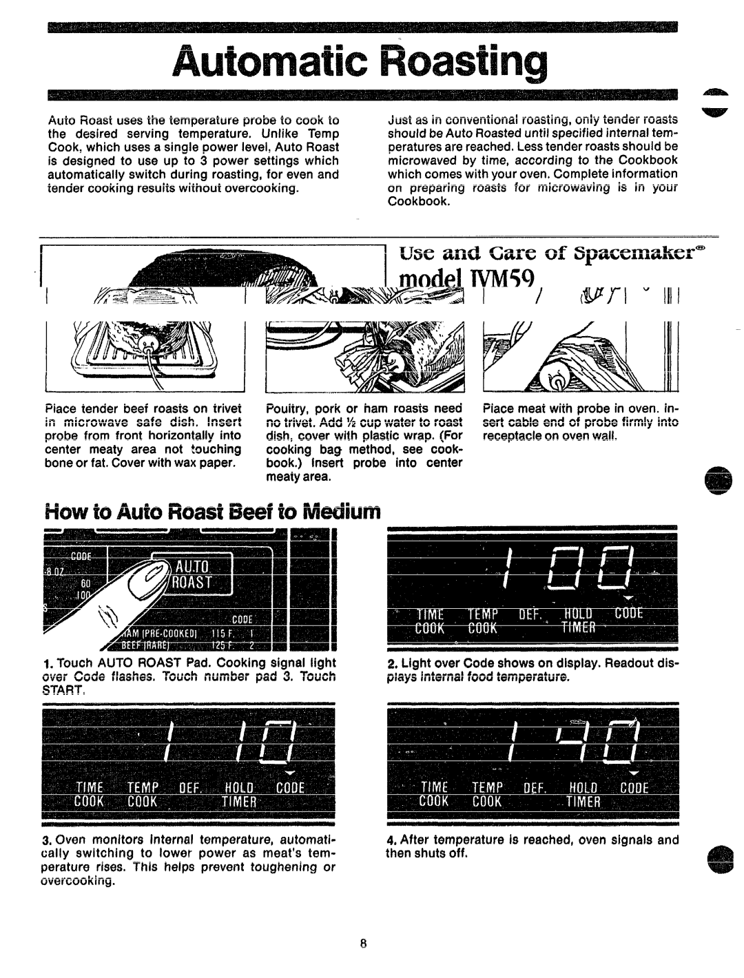 GE JVM59, JVIWW, 862A725P80, 49-4562 manual IFkxmtsforAuto, Toto 