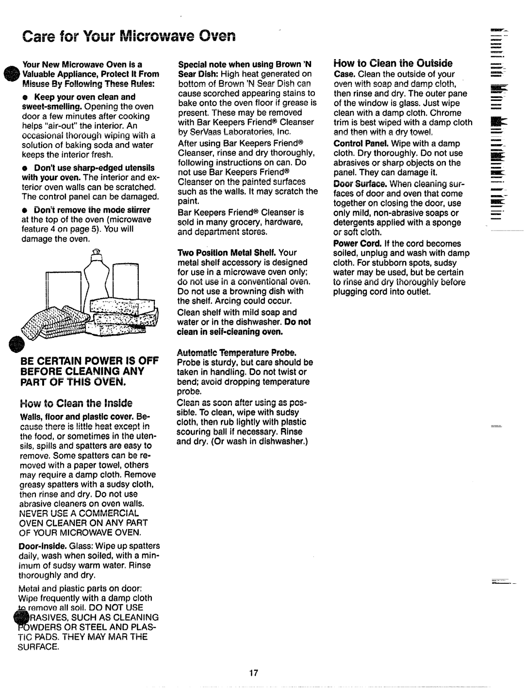 GE JVM61 manual Howto Ckwl theoutside, YourNew MicrowaveOvenisa, ValuableAppliance,ProtectIt From, Keepyourovencleanand 