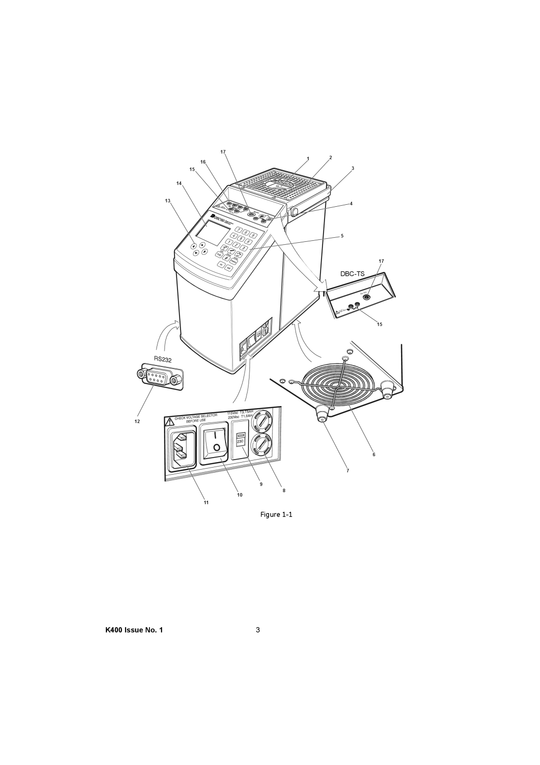 GE K400 user manual Dbc-Ts 