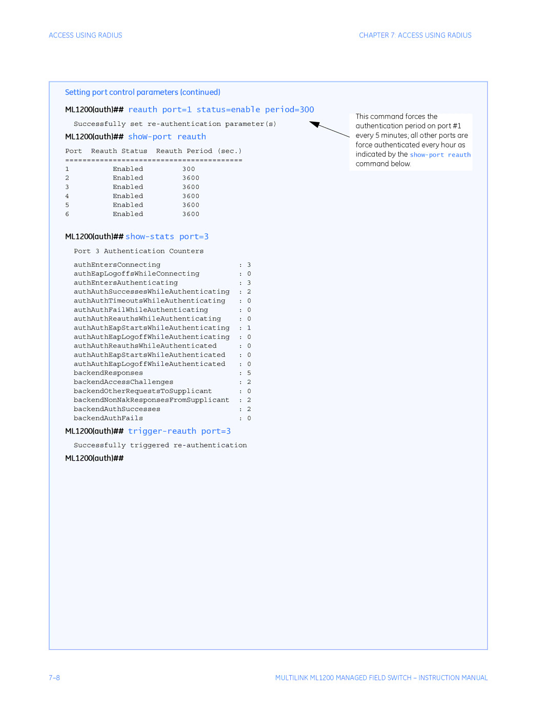 GE instruction manual ML1200auth## shoW-port reauth 