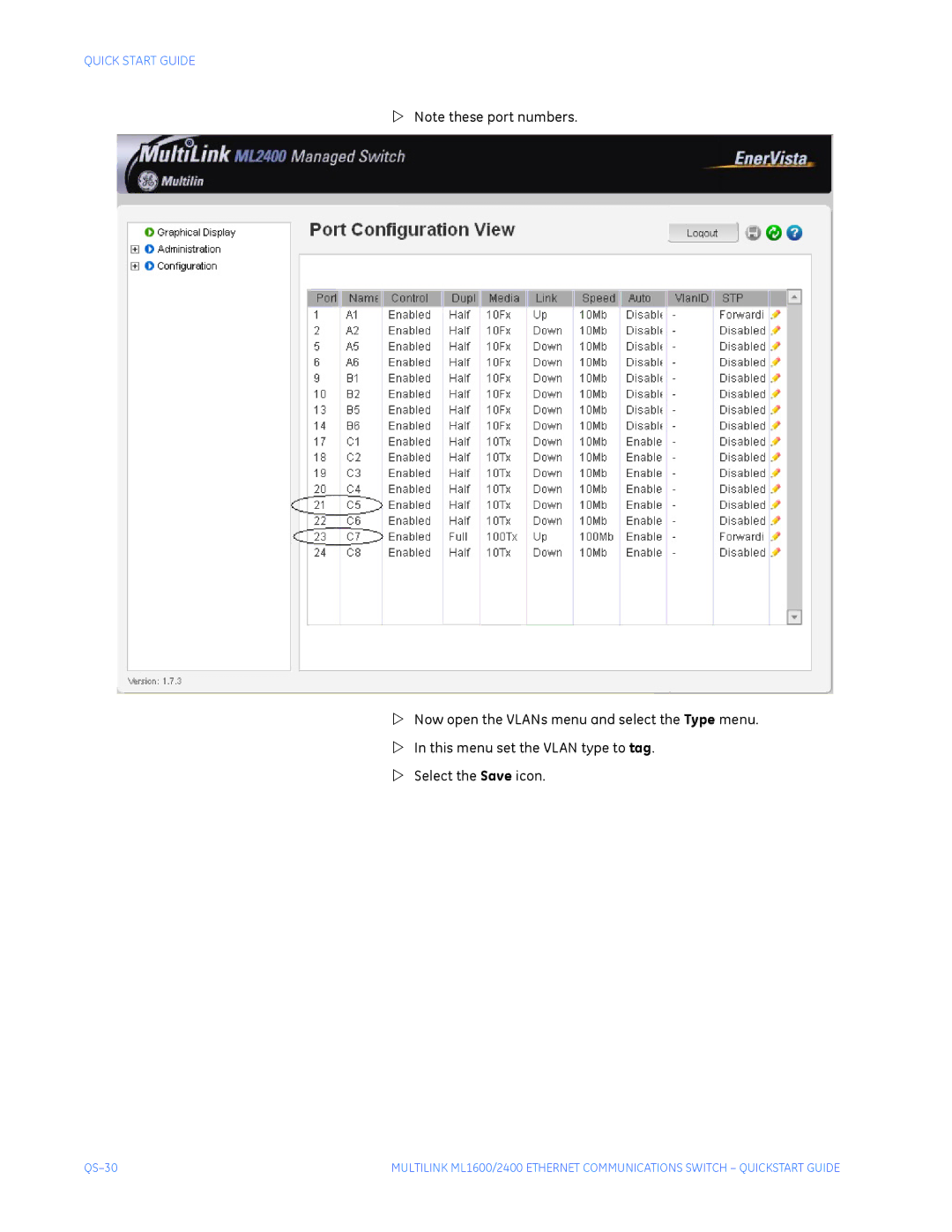 GE ML2400, ML1600 quick start QS-30 