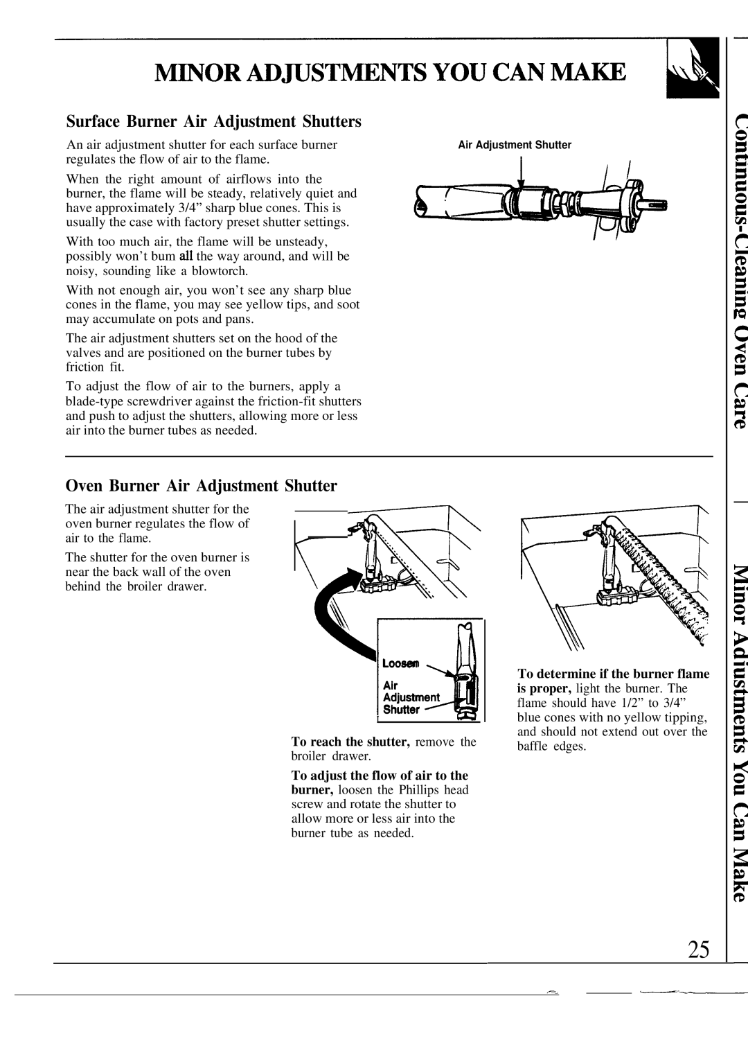 GE JGSC12GER, MNU109I, 49-8319, 164 D2588P120 Surface Burner Air Adjustment Shutters, Oven Burner Air Adjustment Shutter 