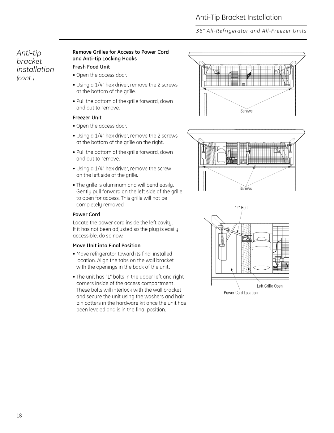 GE Monogram 22402602P001 owner manual Open theaccessdoor 