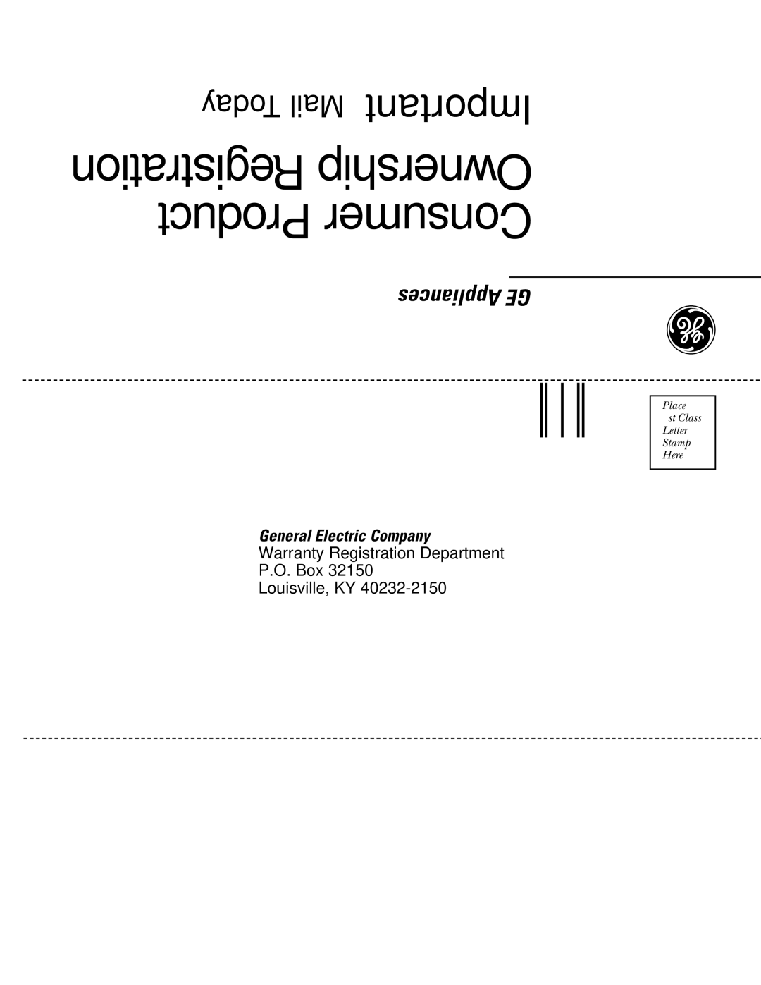 GE Monogram 48 Built-In Refrigerators manual Registration Ownership Product Consumer 