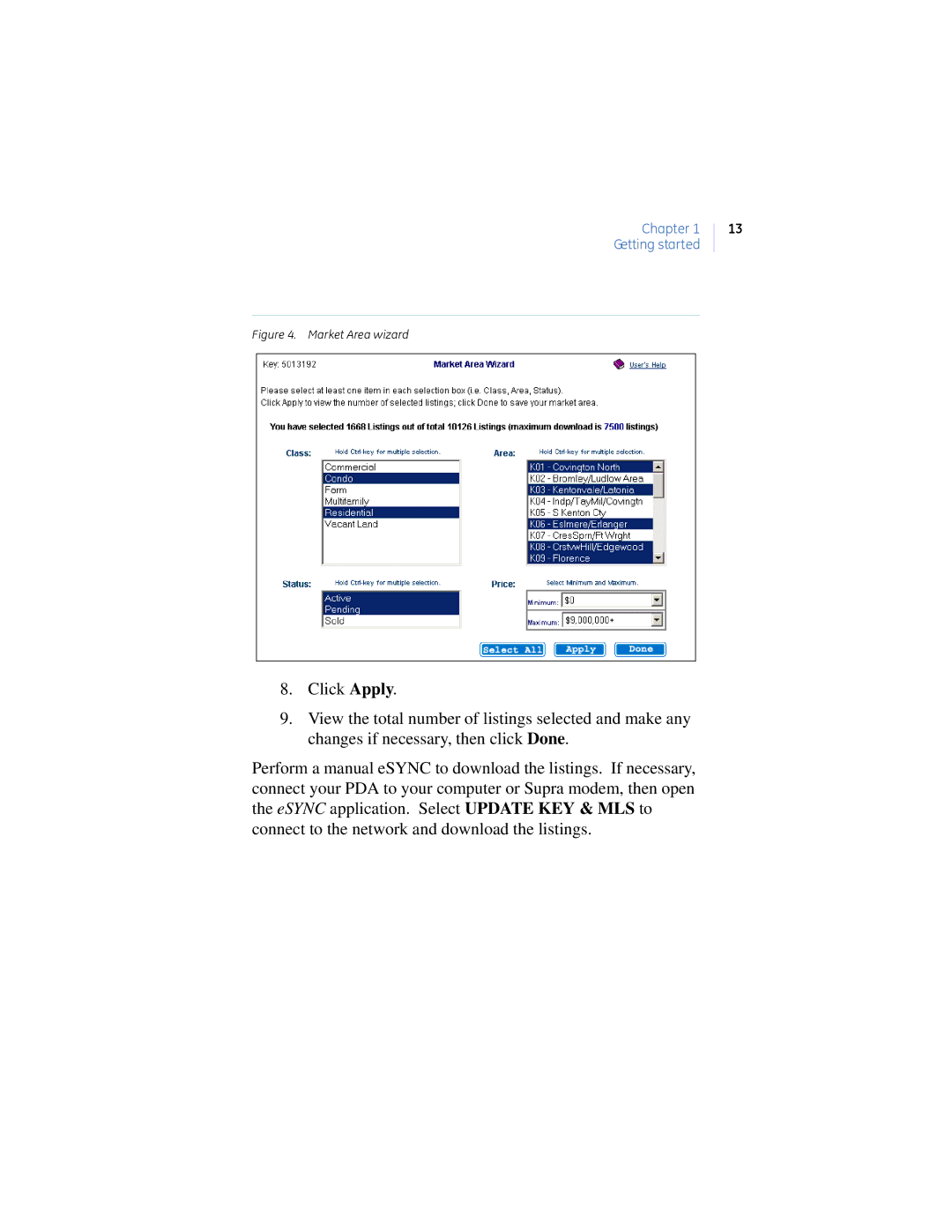 GE Monogram eKEY manual Market Area wizard 