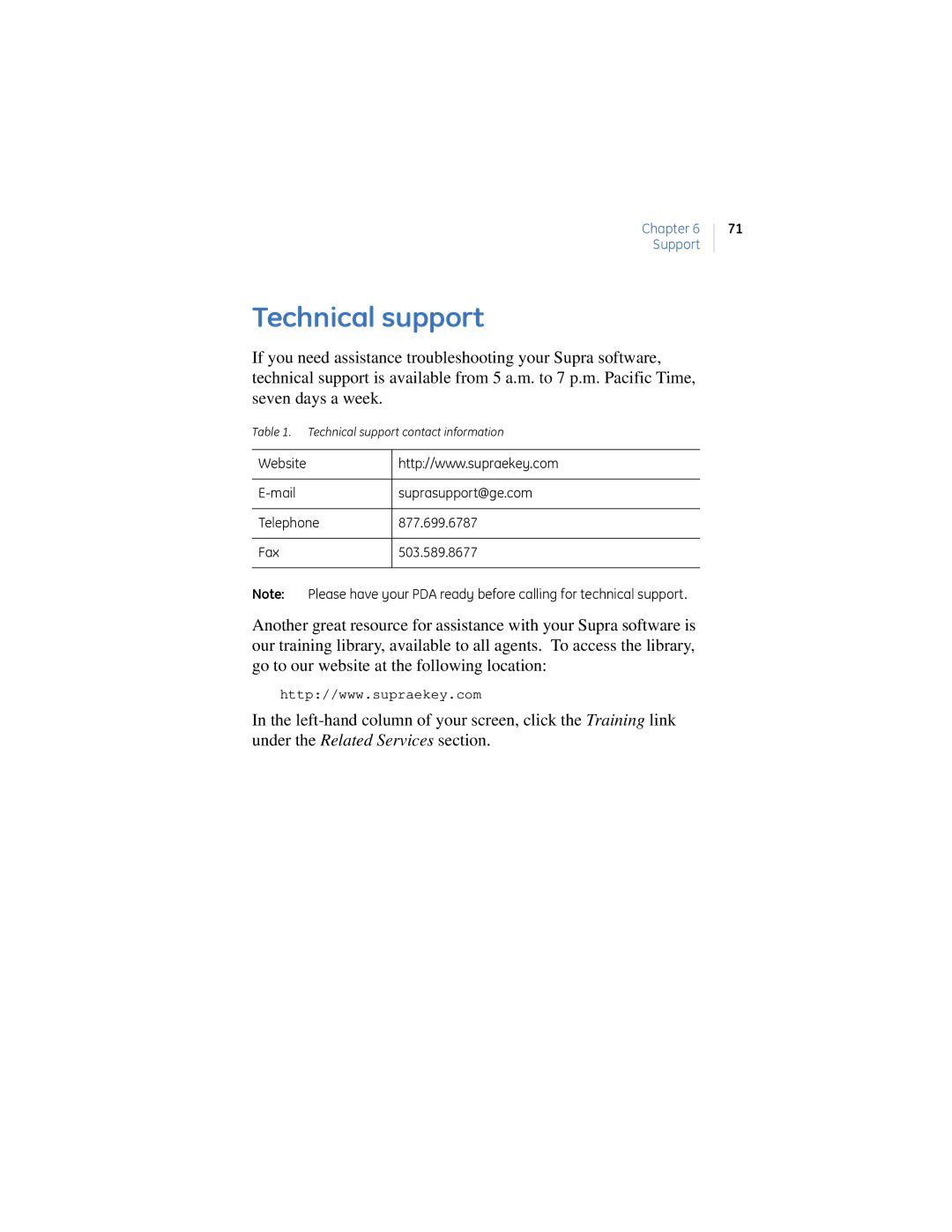 GE Monogram eKEY manual Technical support 