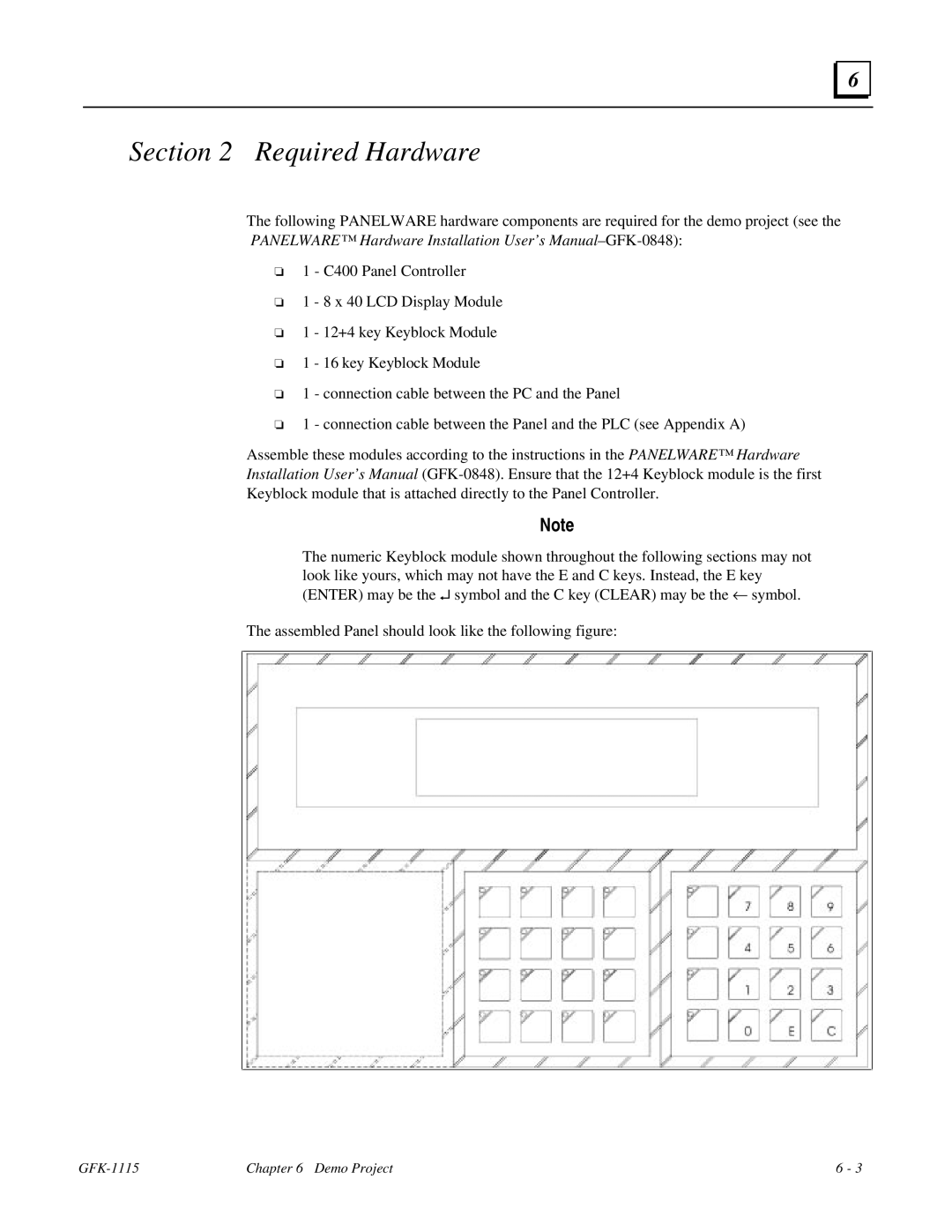 GE Monogram GFK-1115 manual Required Hardware 