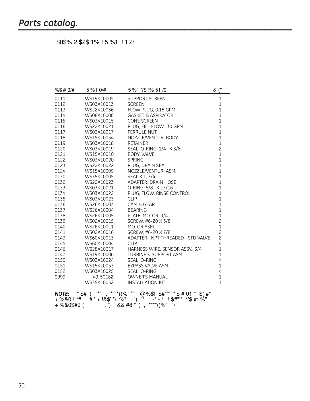 GE Monogram GXSF18G installation instructions Support Screen 