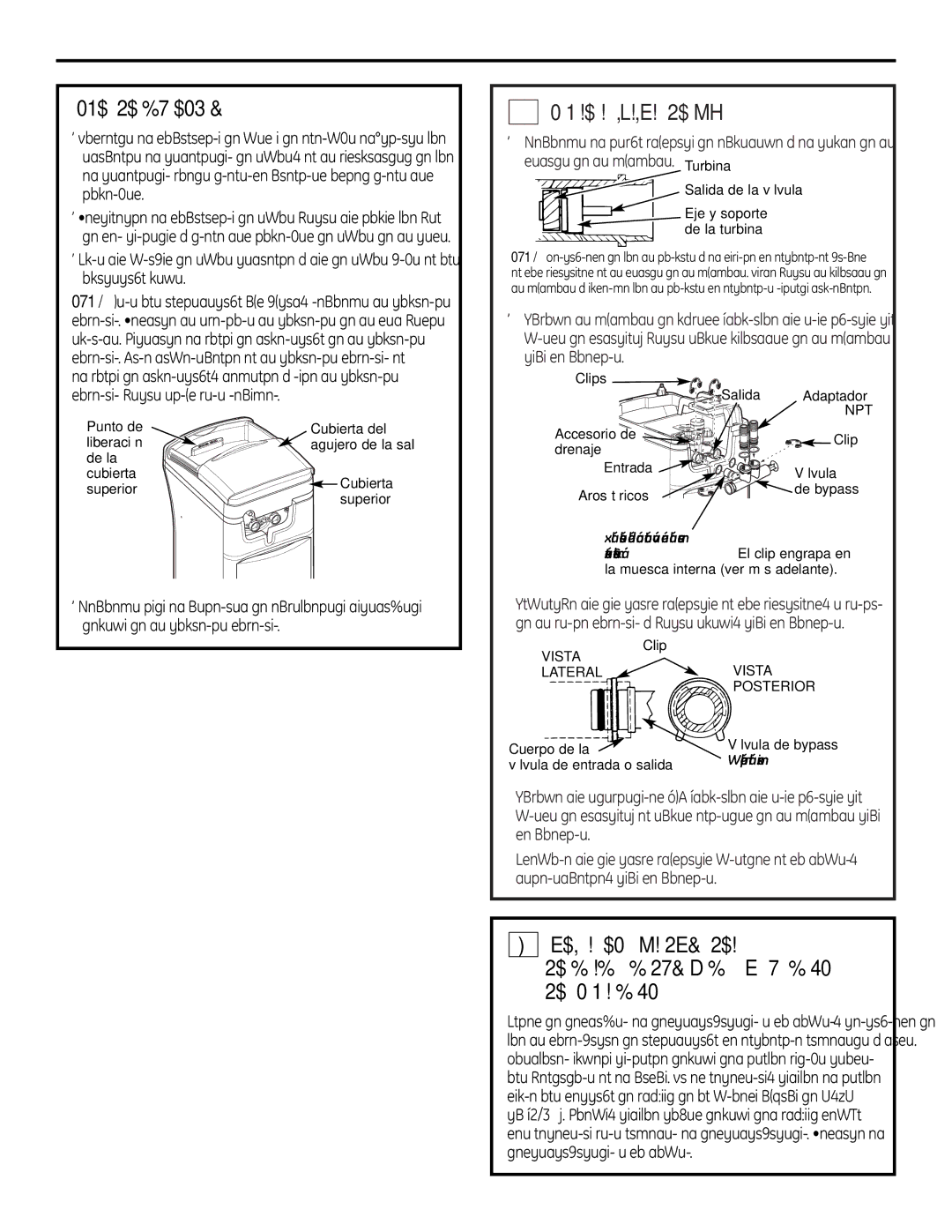 GE Monogram GXSF18G installation instructions Antes DE Comenzar, Instale LA Válvula DE Bypass 