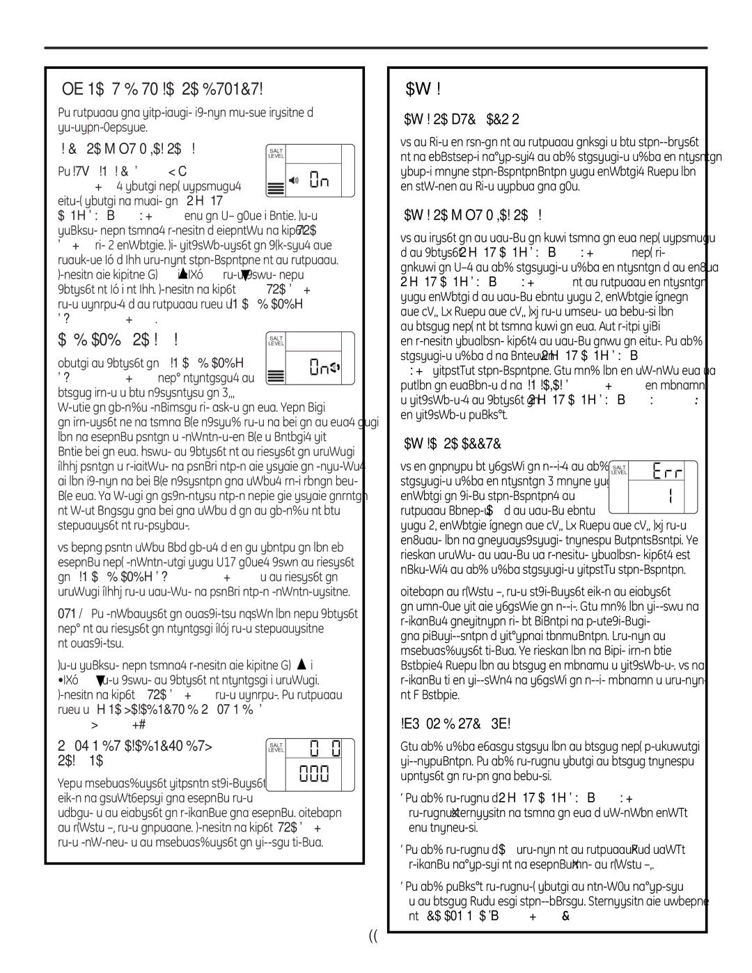 GE Monogram GXSF18G installation instructions Ajustes Opcionales DE Control, Eficiencia DE LA SAL, Señals 