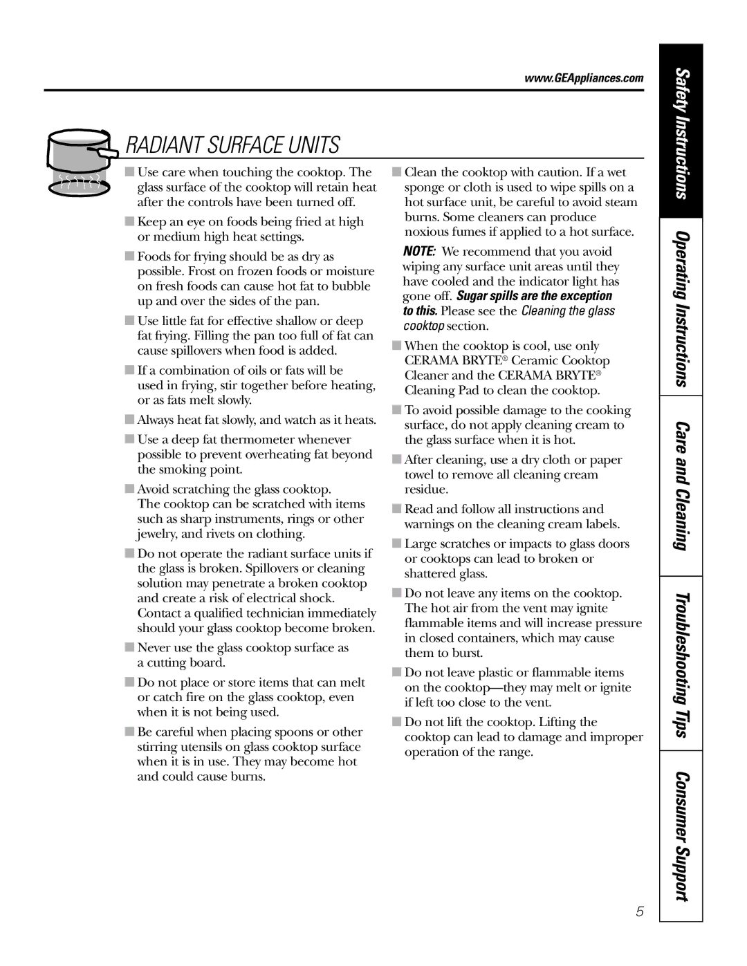 GE Monogram JBP70, JBP67, JBP66, JBP65, JBP64, JBP68 owner manual Safety Instructions 