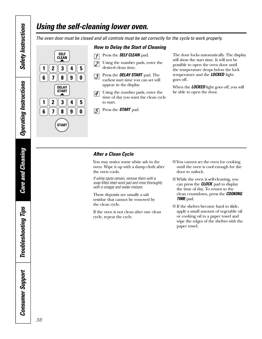 GE Monogram JT965 owner manual Operating Instructions Safety, Consumer Support Troubleshooting Tips Care and Cleaning 