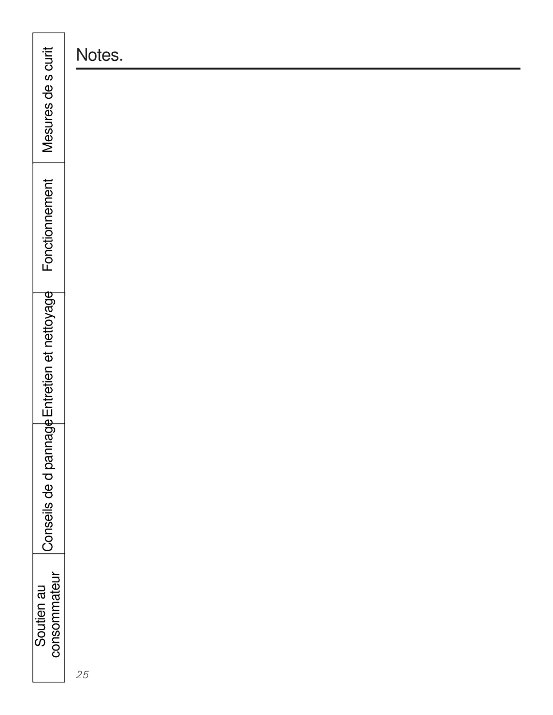 GE Monogram PCP932, PCP912 owner manual Soutien au Consommateur, Entretien et nettoyage Fonctionnement Mesures de sécurité 