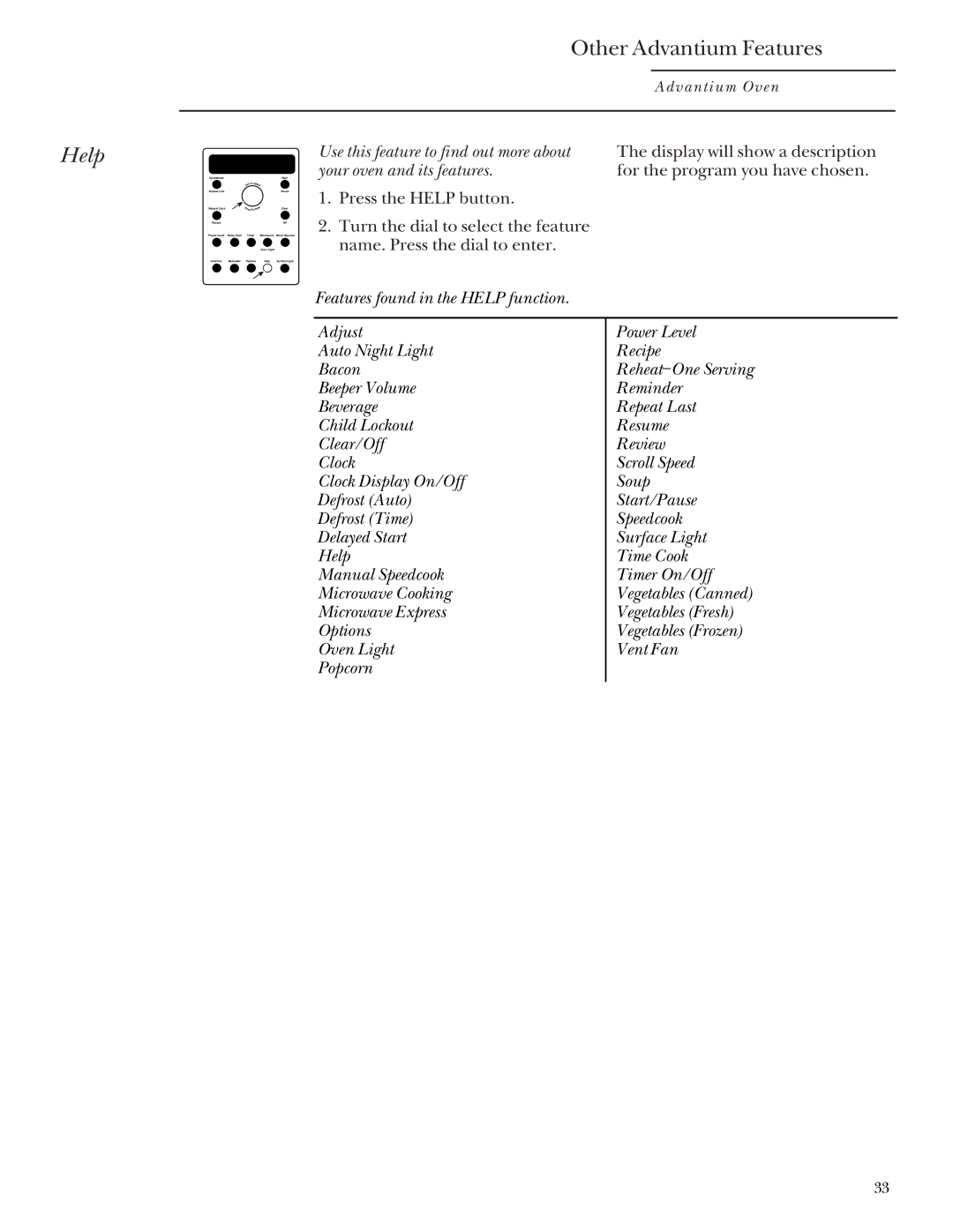 GE Monogram SCA2001, SCA2000 owner manual Help 