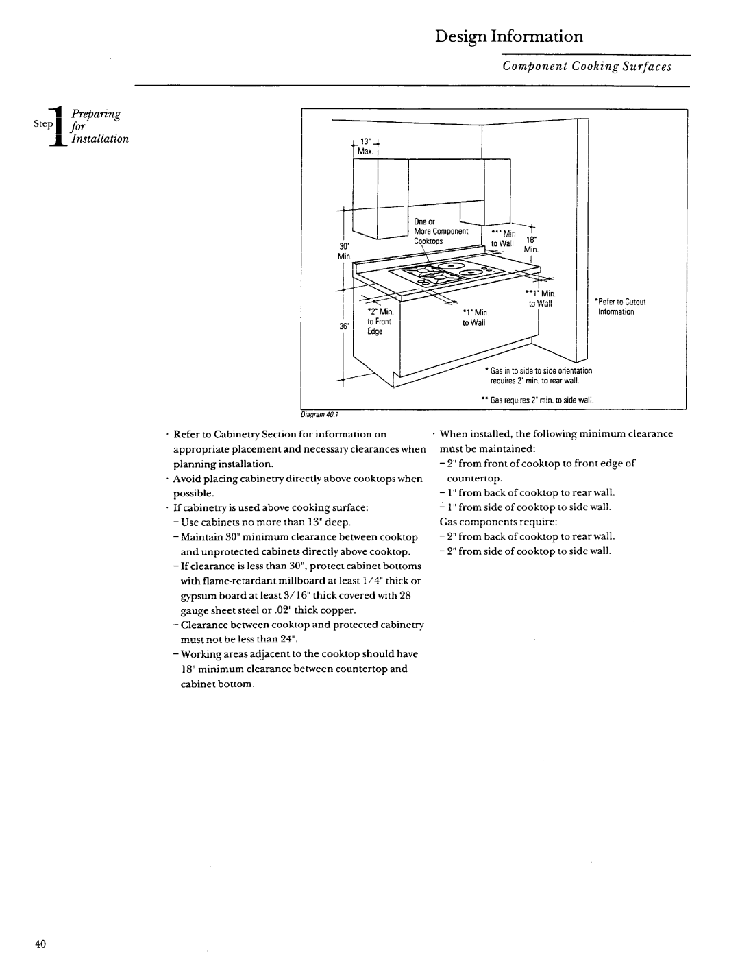 GE Monogram ZEW154, ZEW155, ZEW165, ZEW175, ZEW164, ZEW145, ZGW125, ZGW124 manual Preparing 