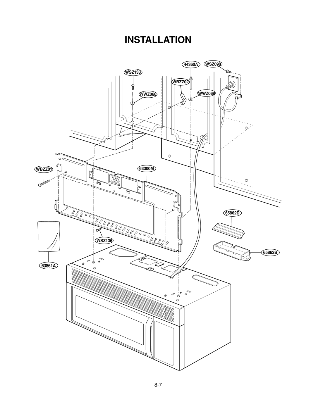 GE MV1526B, MV1526W service manual Installation 