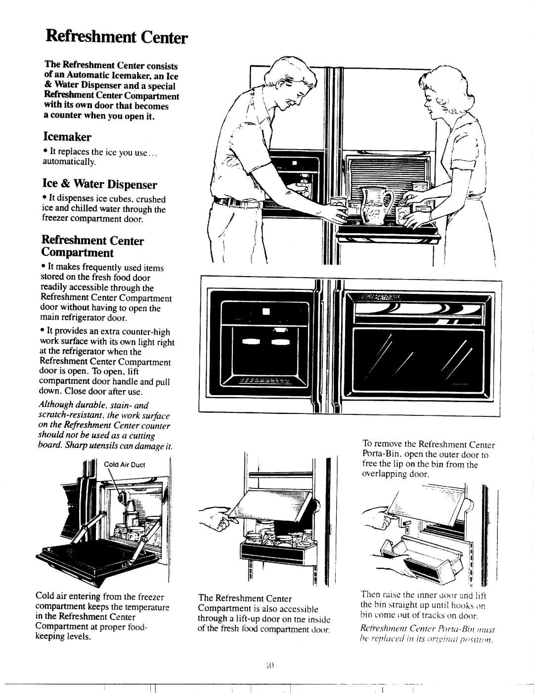 GE Numbers 2 warranty Icemaker, Ice & Water Dispenser, Refreshment Center Compartment 