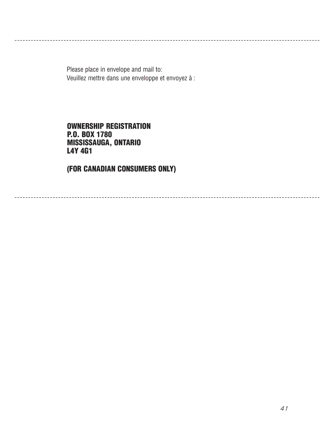 GE P2S975 owner manual Ownership Registration 