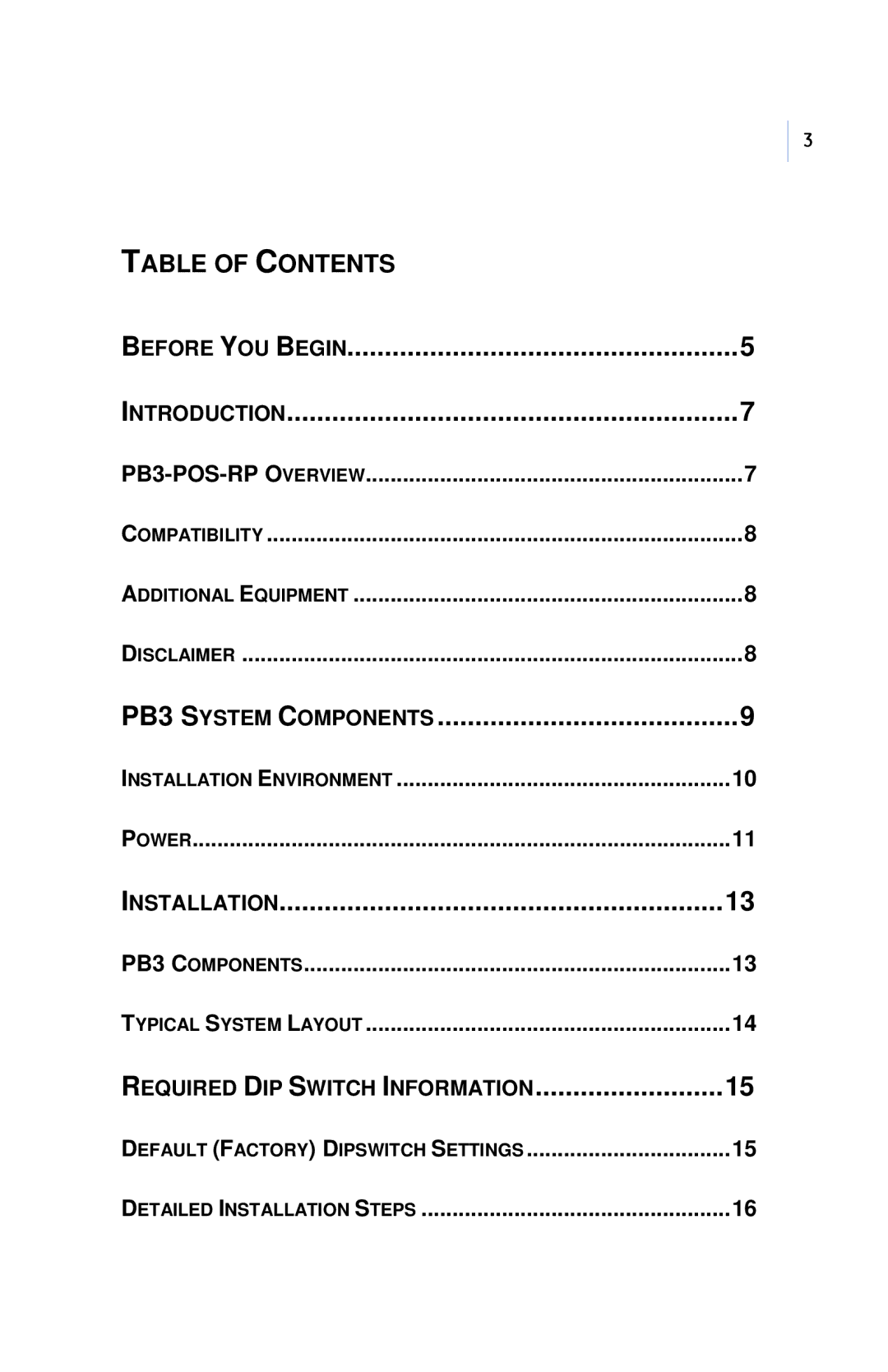 GE PB3-POS-RP user manual Efore Y OU B Egin Ntroduction 