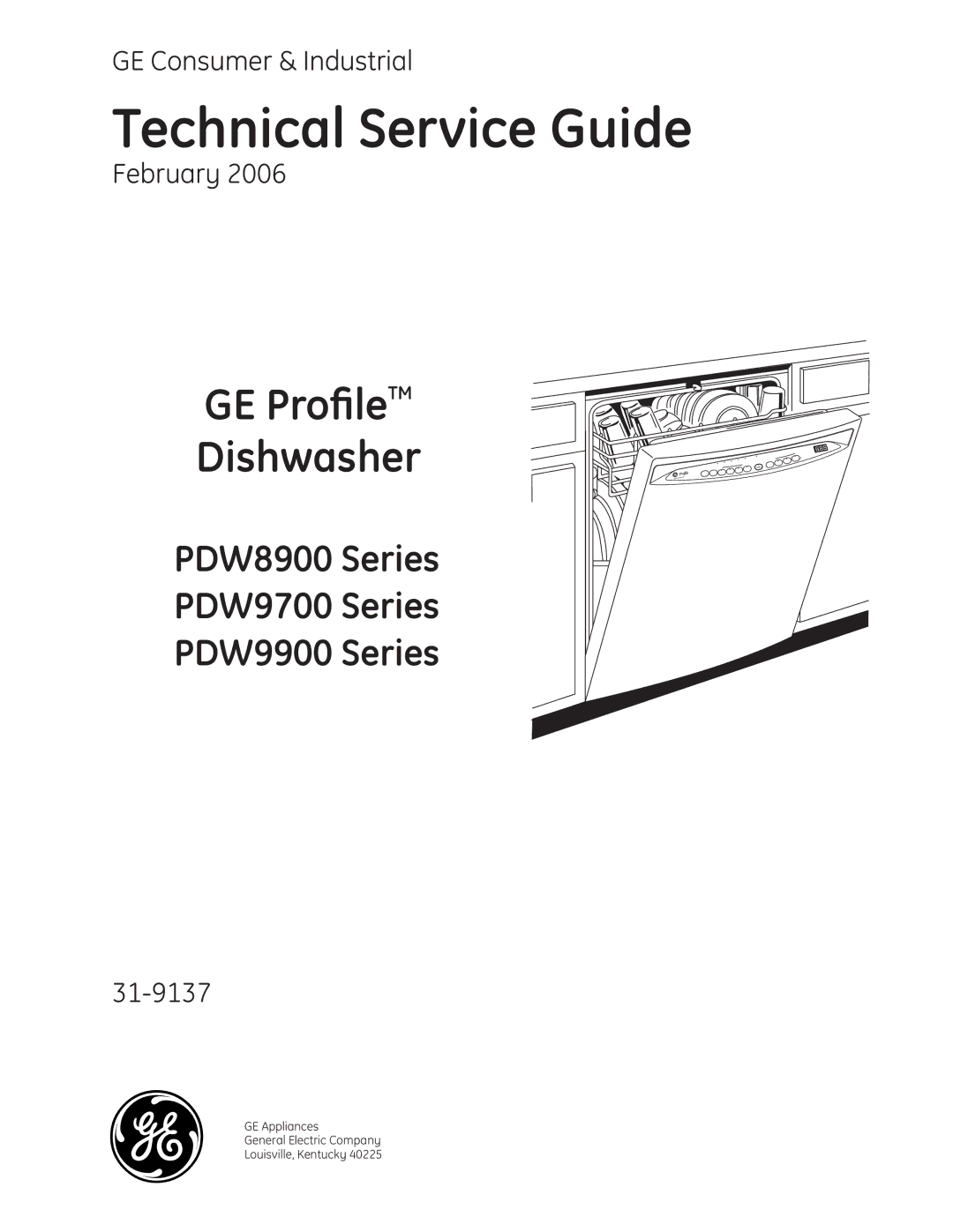 GE PDE9900 manual Technical Service Guide 