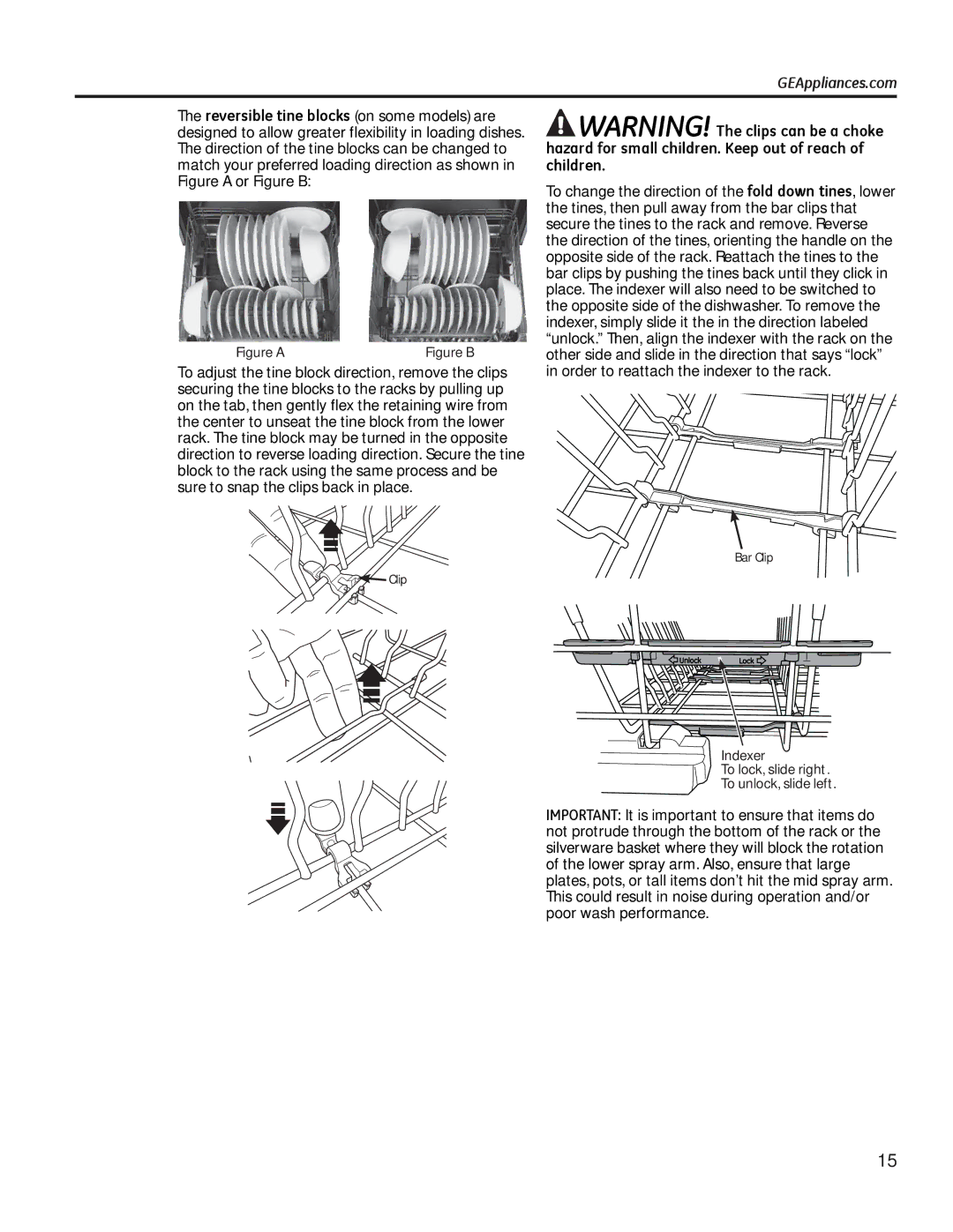 GE PDT750-760, GDT580-740, GDF570, DDT575, CDT725-765 owner manual Figure a 