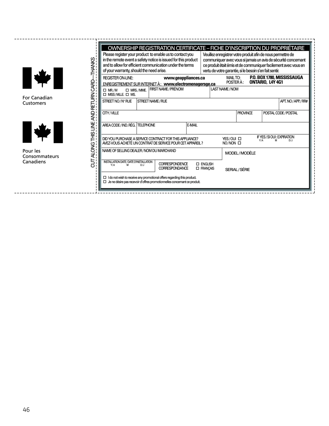 GE PFSS6SMXSS operating instructions 