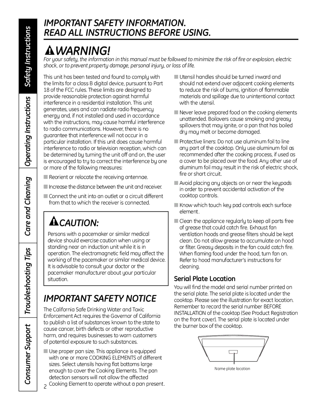 GE PHP960SMSS manual Instructions, Reorient or relocate the receiving antennae 