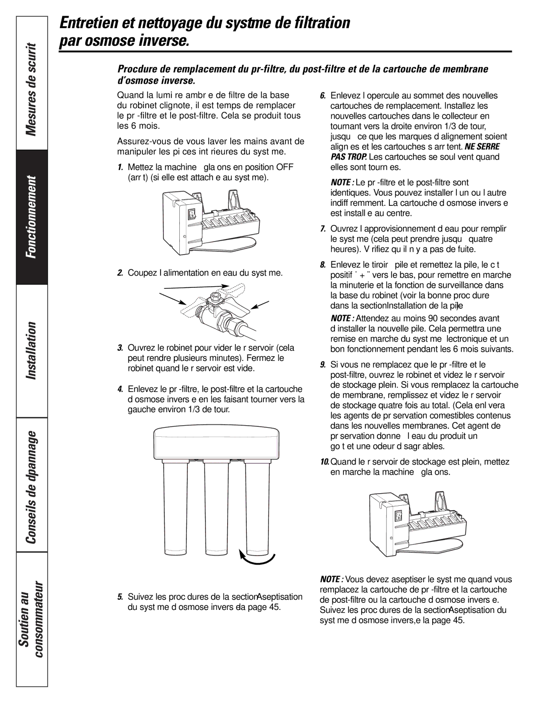 GE PNRQ21LBN, PNRQ21LRB owner manual De sécurité 