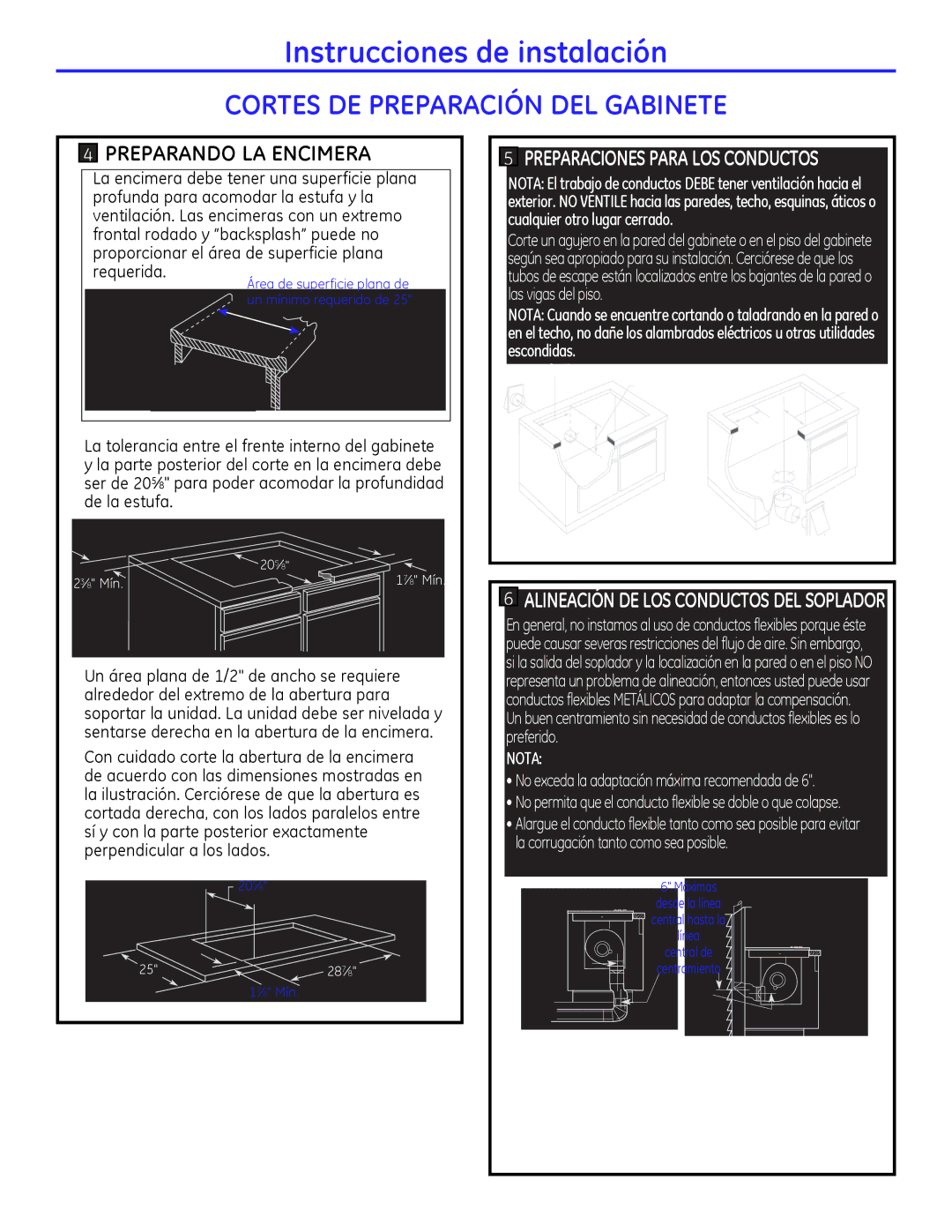 GE PP989 2576353$5$&,Ï1/*$%,17,  353$5$12/$1&,05$,  $/,1$&,Ï1/26&218&726/623/$25, Hvfrqglgdv, Sodqliltxh 