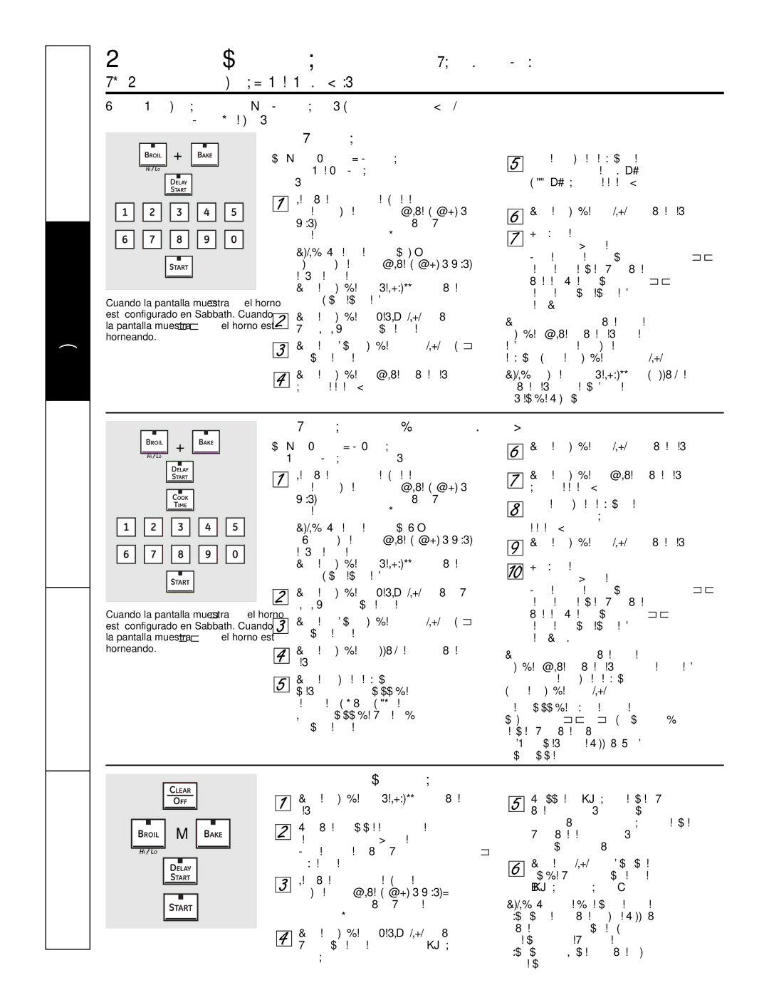 GE PT925 manual Uso de la característica Sabbath. horno inferior solamente, Cómo configurar el horneado regular 