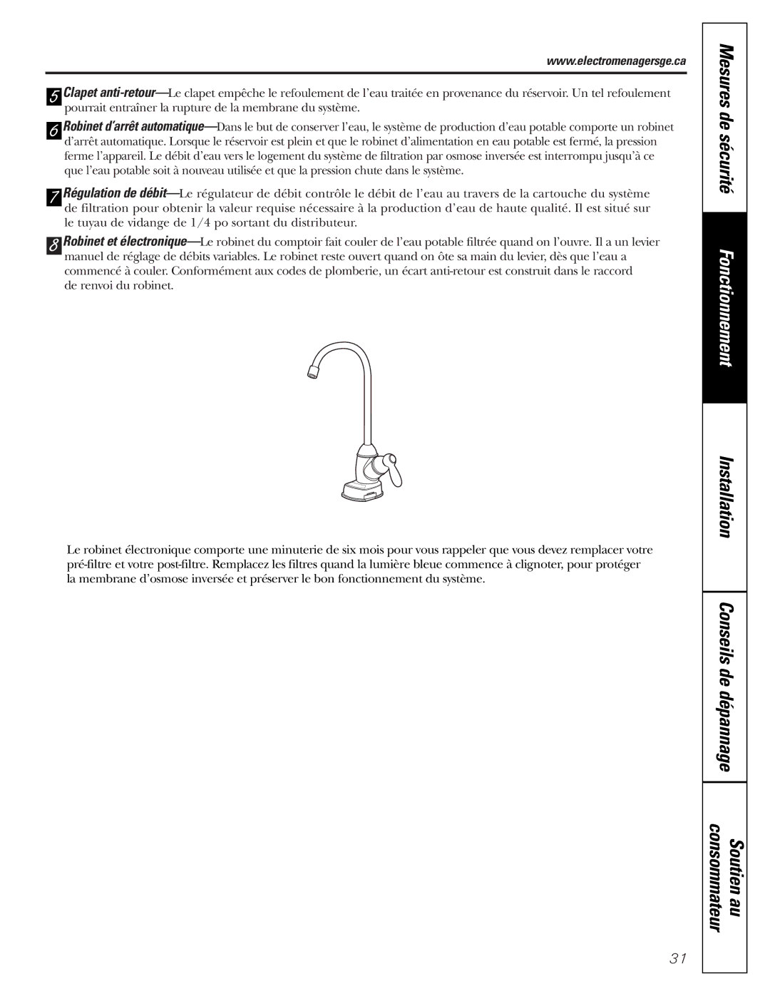 GE PXRQ15F owner manual Fonctionnement 