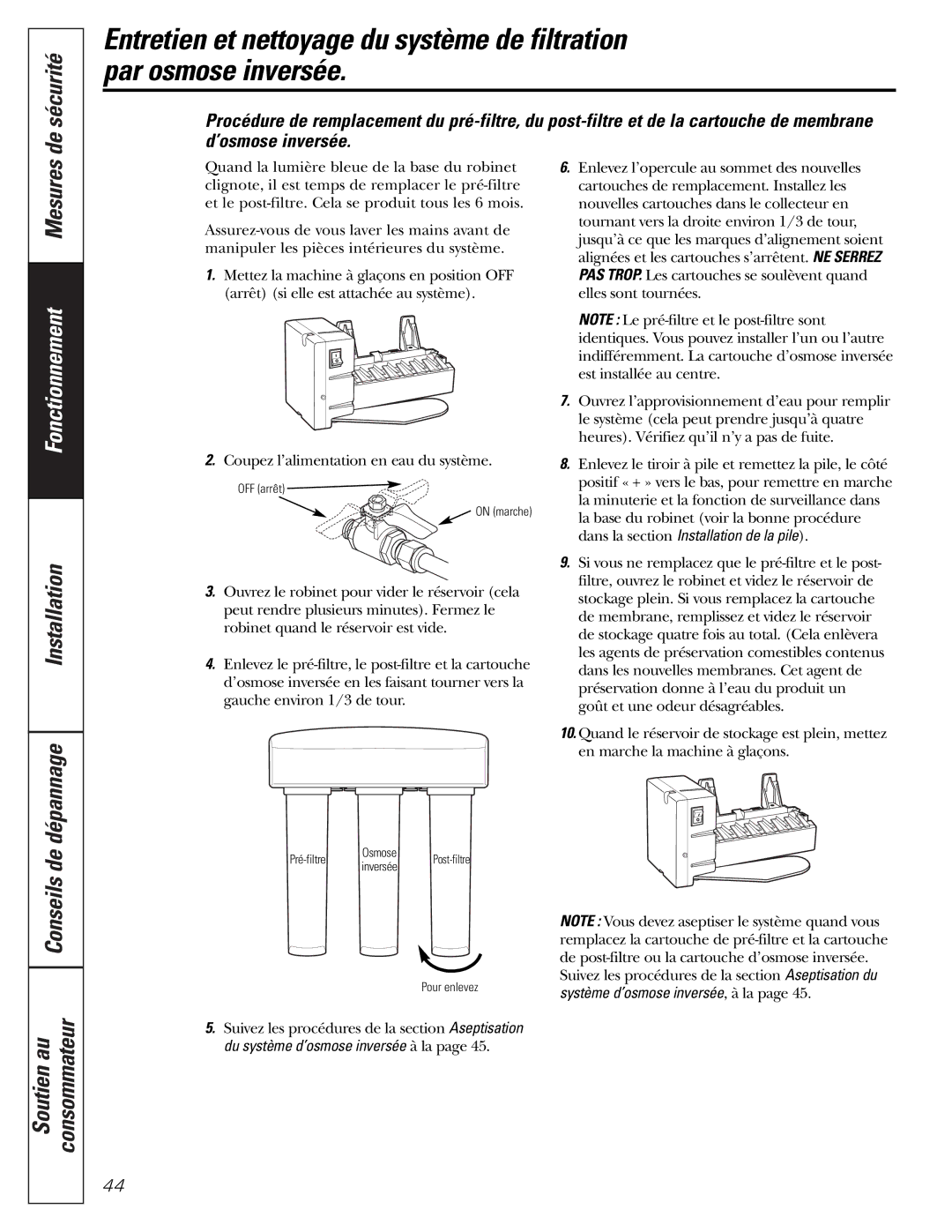 GE PXRQ15F owner manual De sécurité 