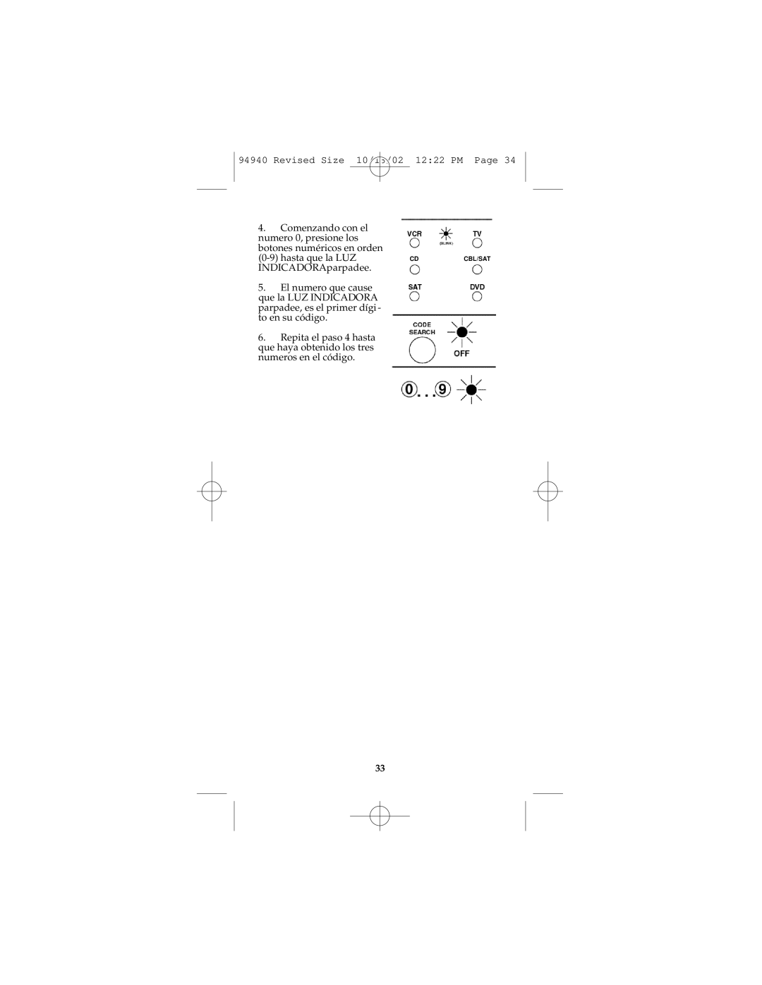 GE RM94940 instruction manual Cdcbl/Sat 