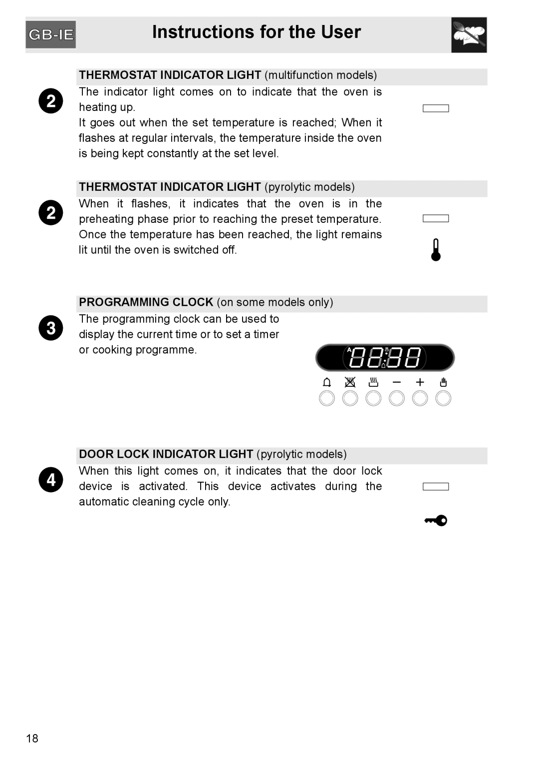 GE SA304X-8 manual Instructions for the User 