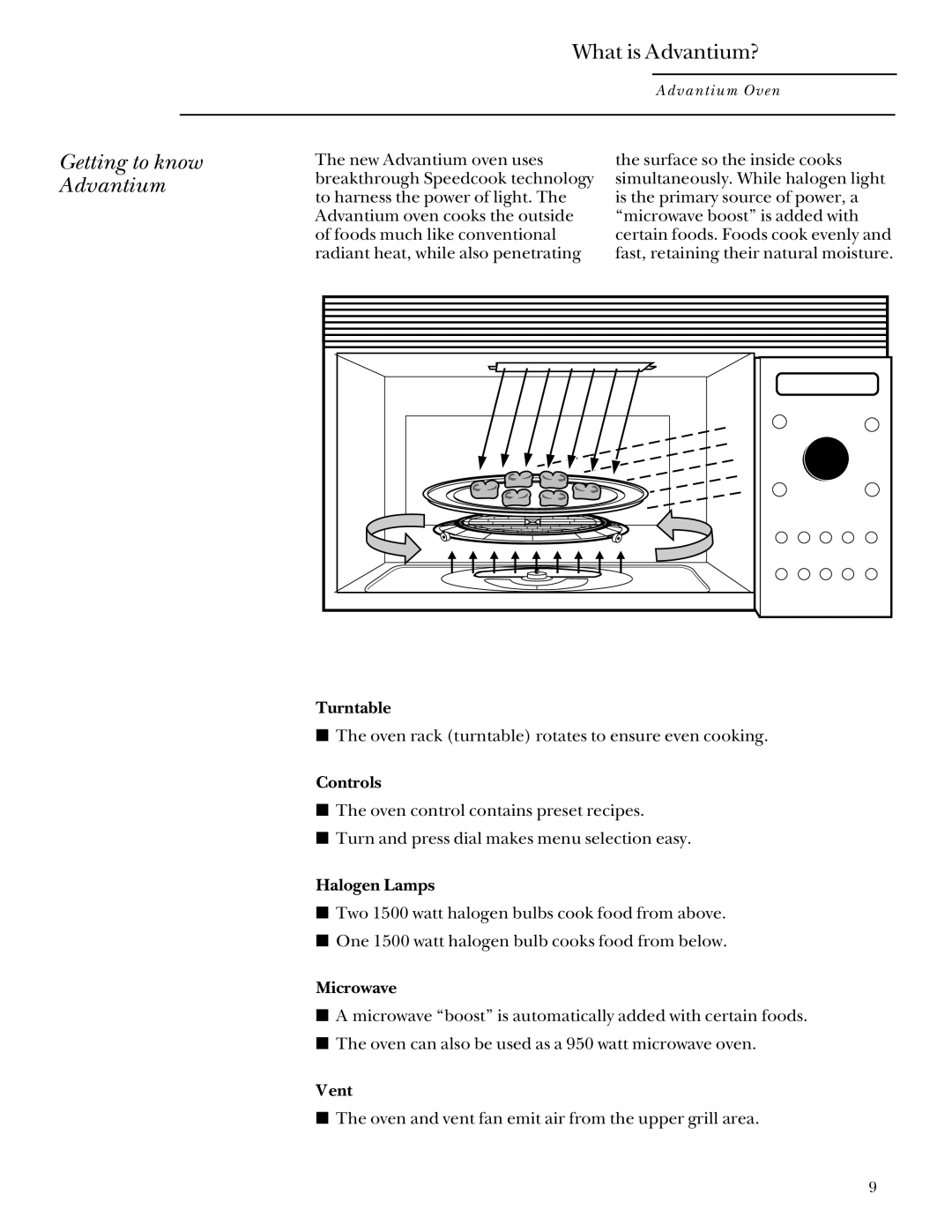 GE SCA 2001, SCA 2000 owner manual Getting to know Advantium, What is Advantium? 