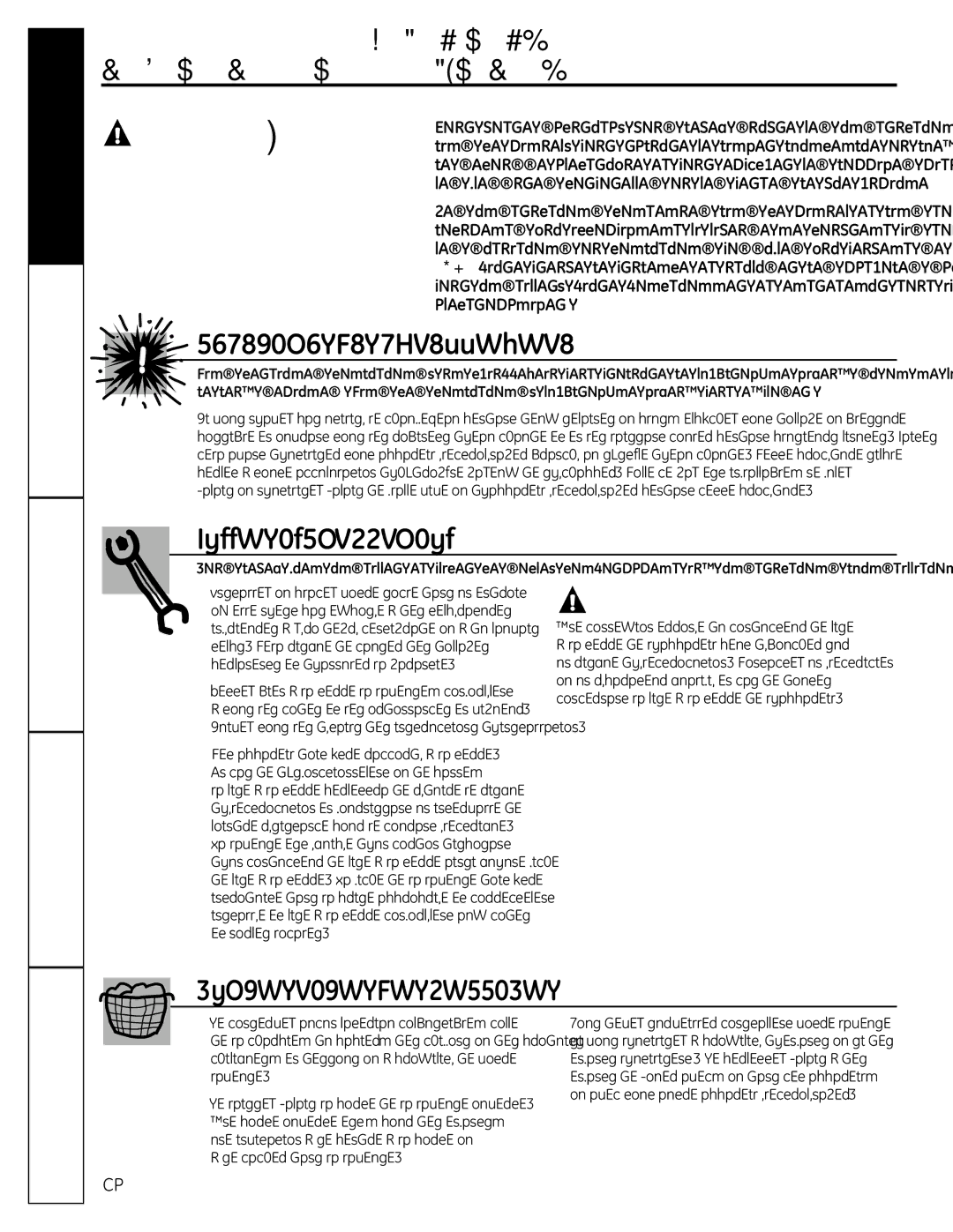 GE SPBD880 installation instructions Conseils de dépannage, Ou avec tout autre appareil électroménager 