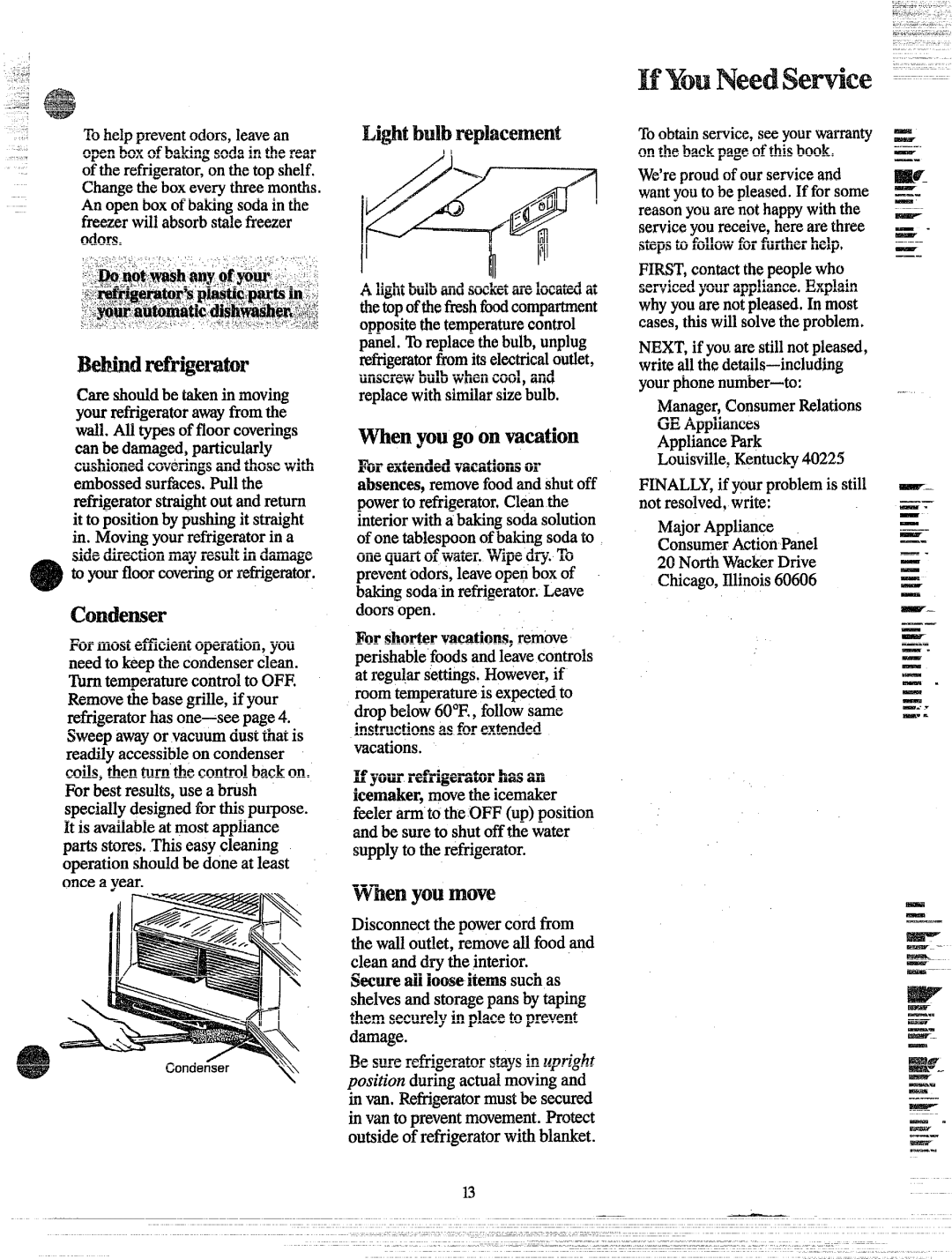 GE TBW25 manual If YouNeedSewice, @hhdMrigmtor 