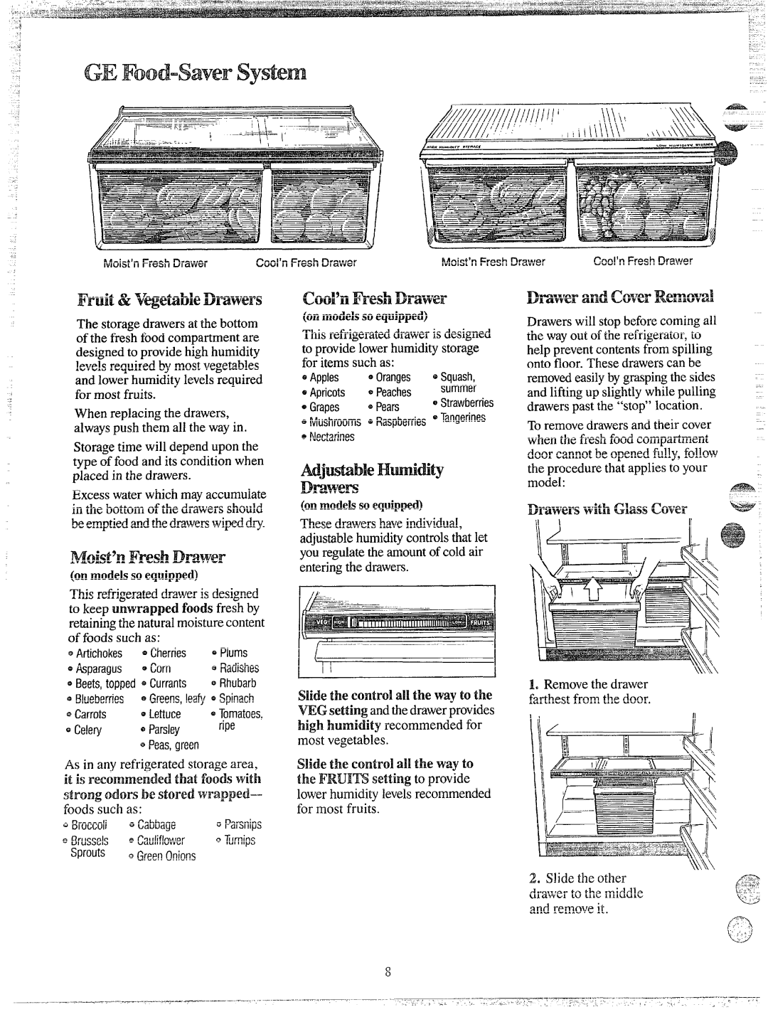 GE TBX19, TBX17, TBXW19 manual Cd% FreshDrawer, Drawerand 