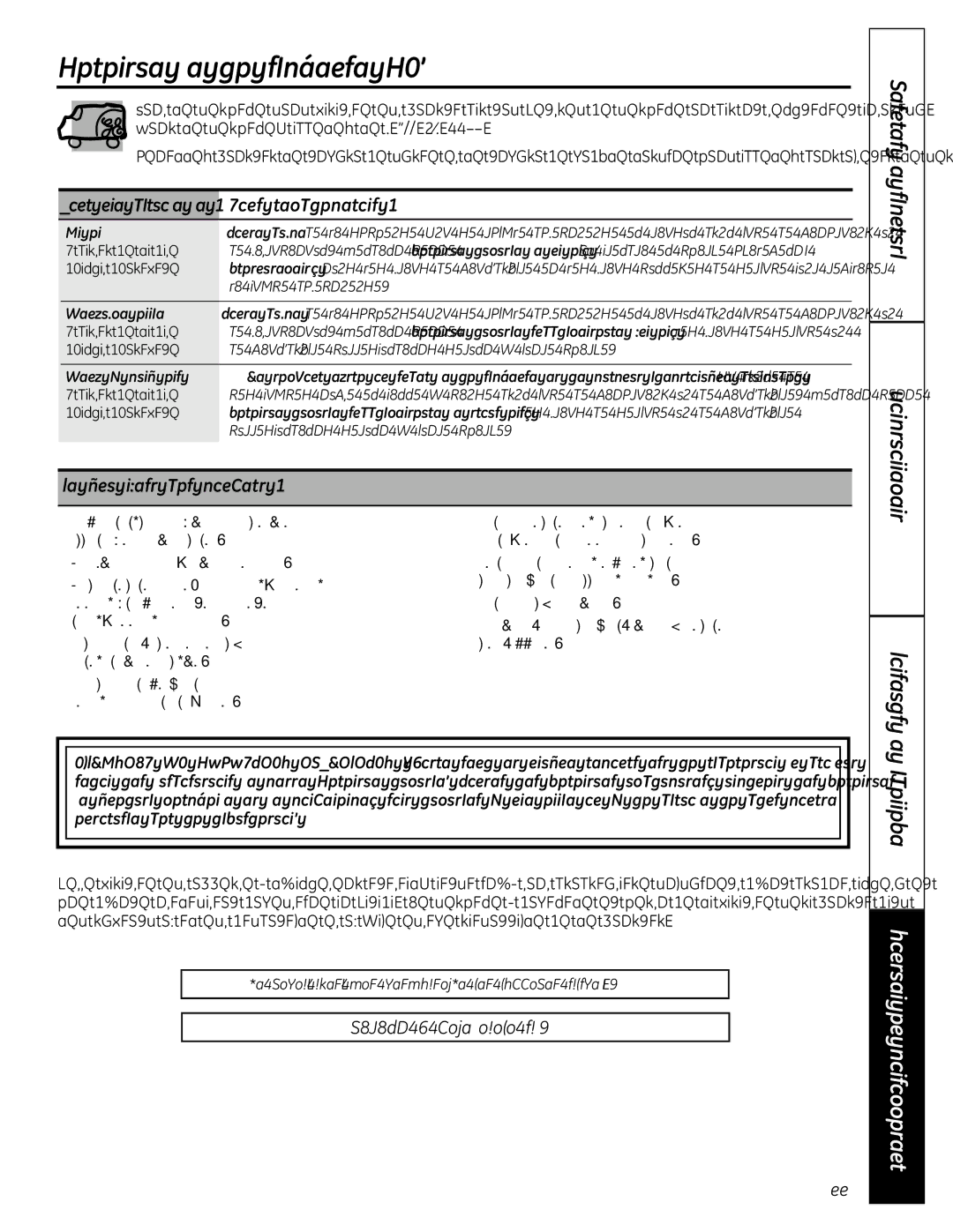 GE UPVH880 Garantie de la sécheuse GE, Pour une période de Nous remplacerons, Ce qui n’est pas couvert, Conseils de 