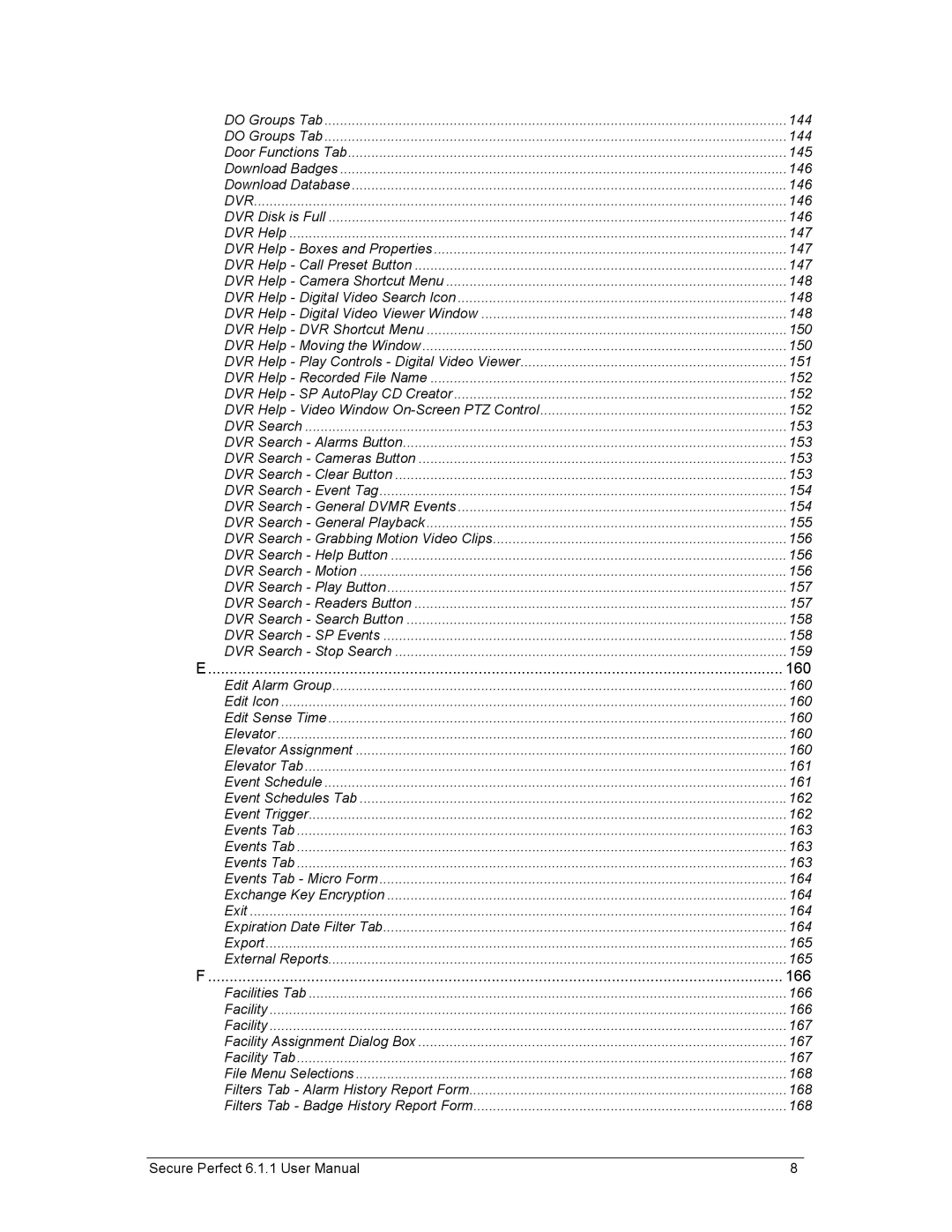 GE v6 user manual 160 